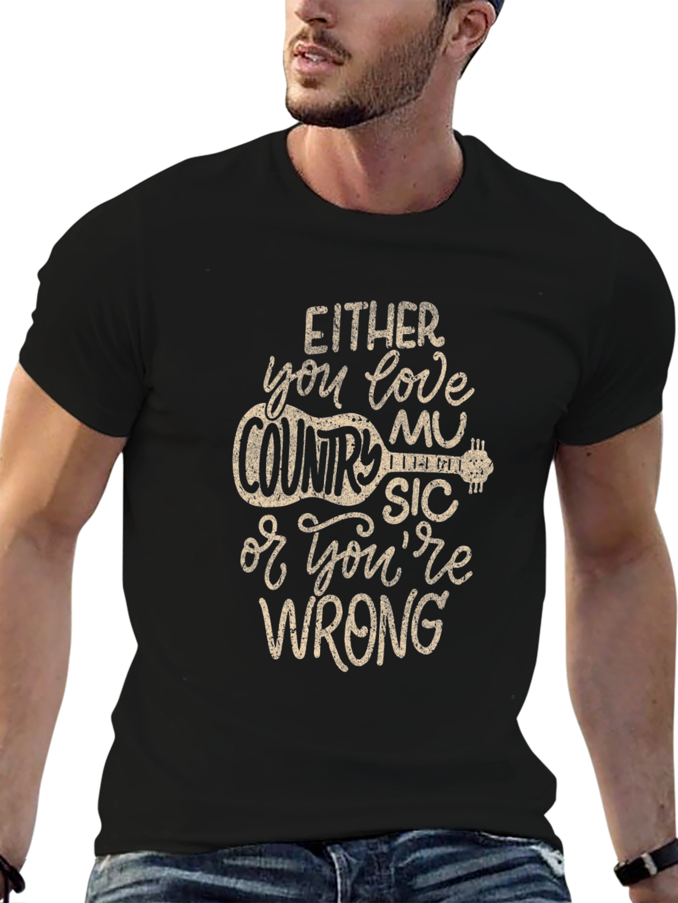 Country Music T-Shirt - Either You Love It