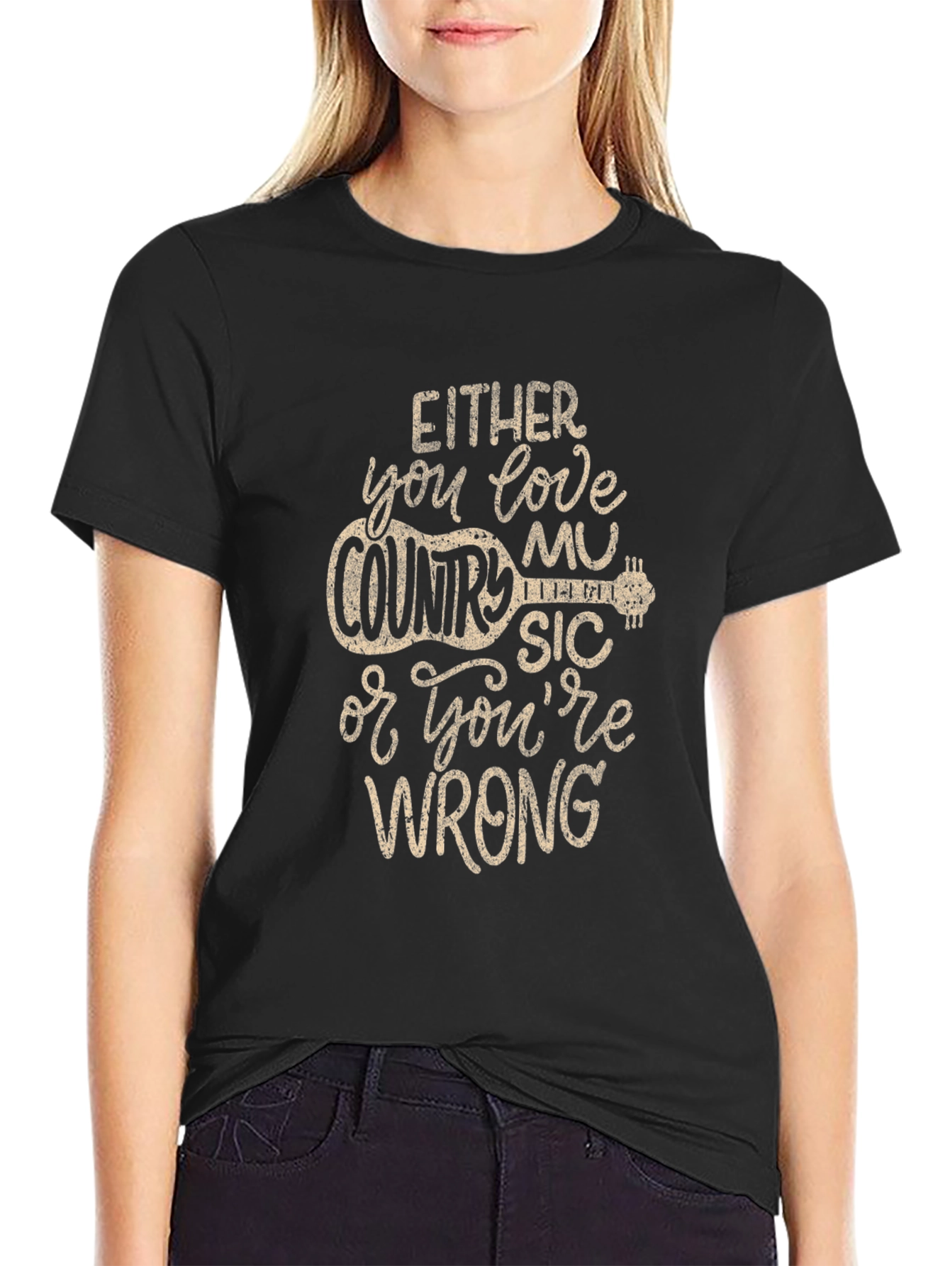 Country Music T-Shirt - Either You Love It