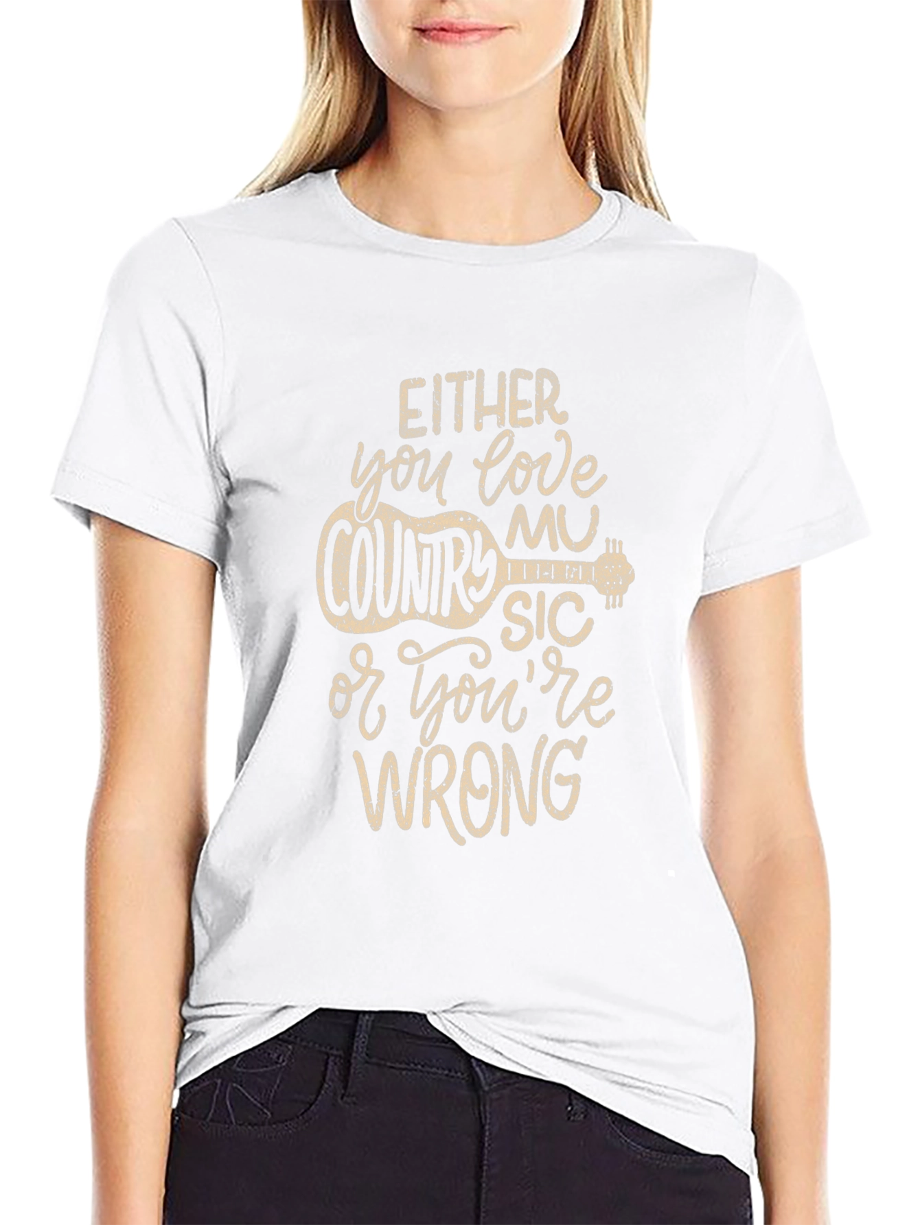 Country Music T-Shirt - Either You Love It