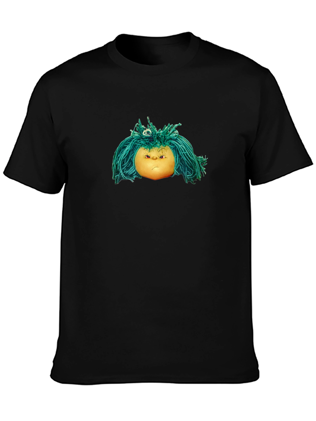 Grumpy Doll Graphic Tee - Soft Cotton Blend