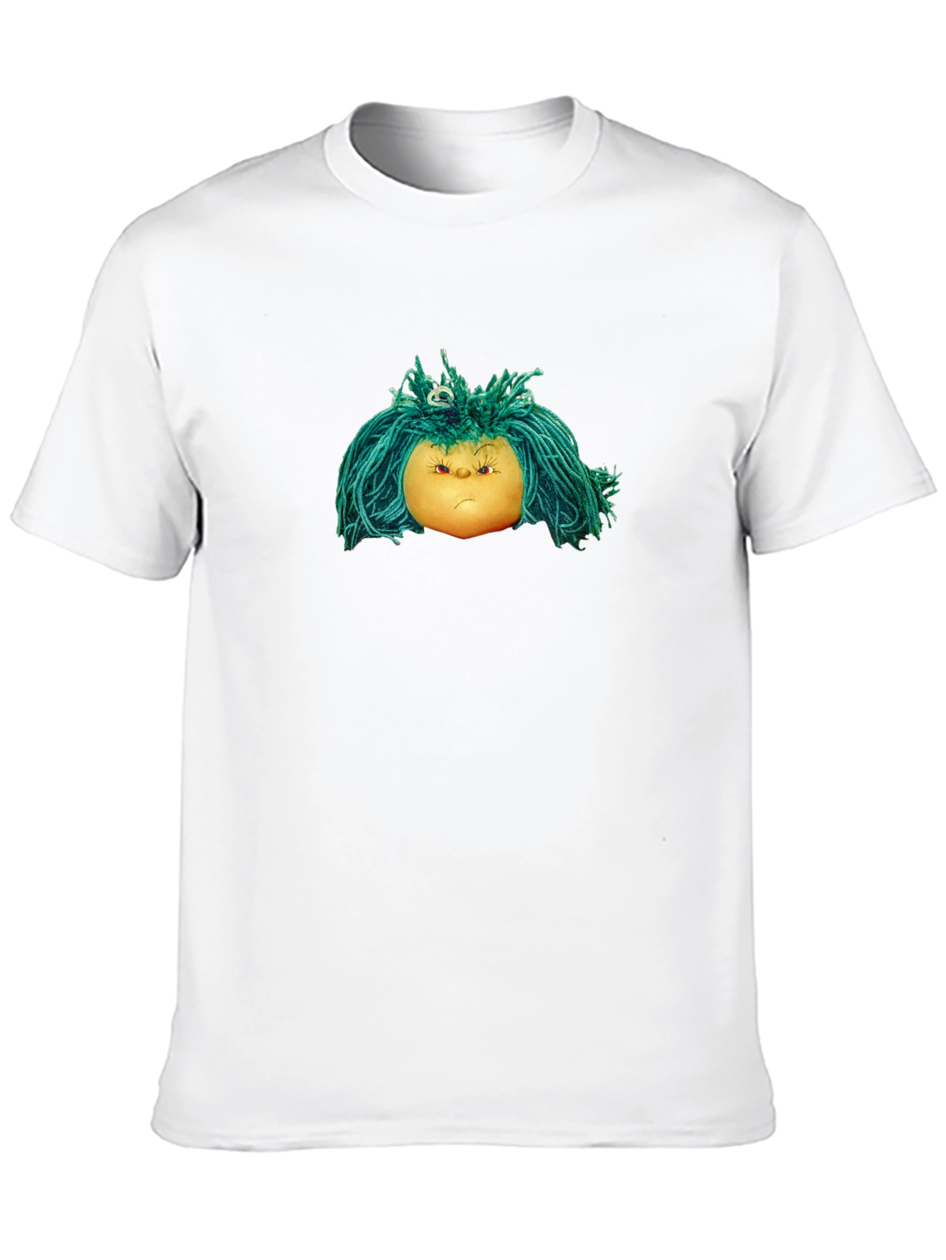 Grumpy Doll Graphic Tee - Soft Cotton Blend