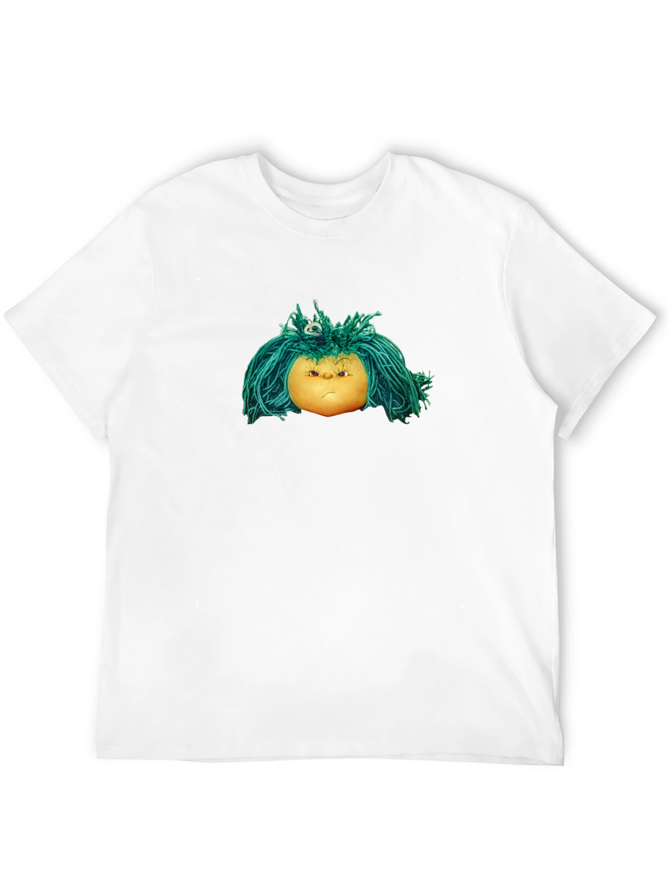 Grumpy Doll Graphic Tee - Soft Cotton Blend