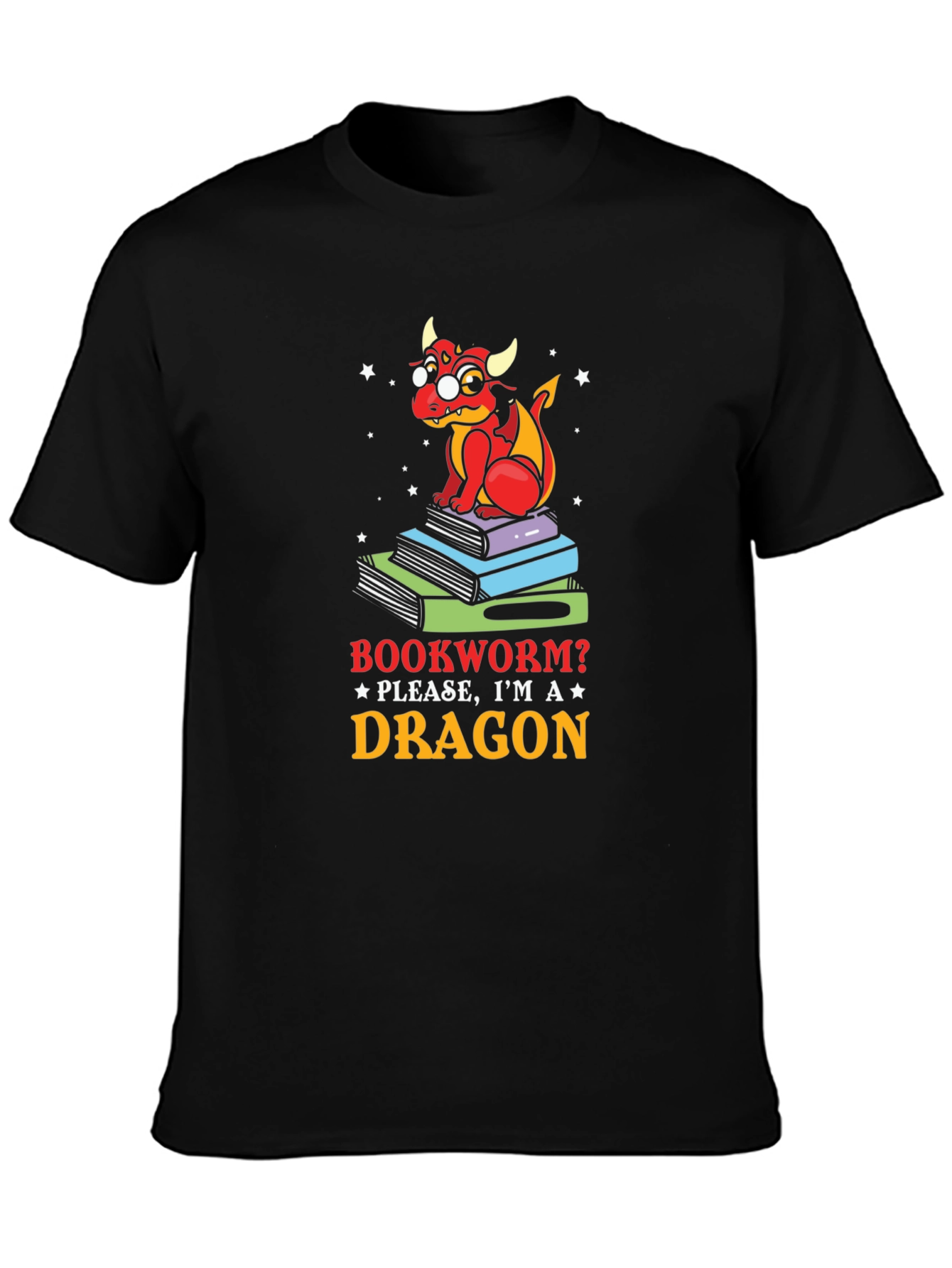 Bookworm Dragon T-Shirt