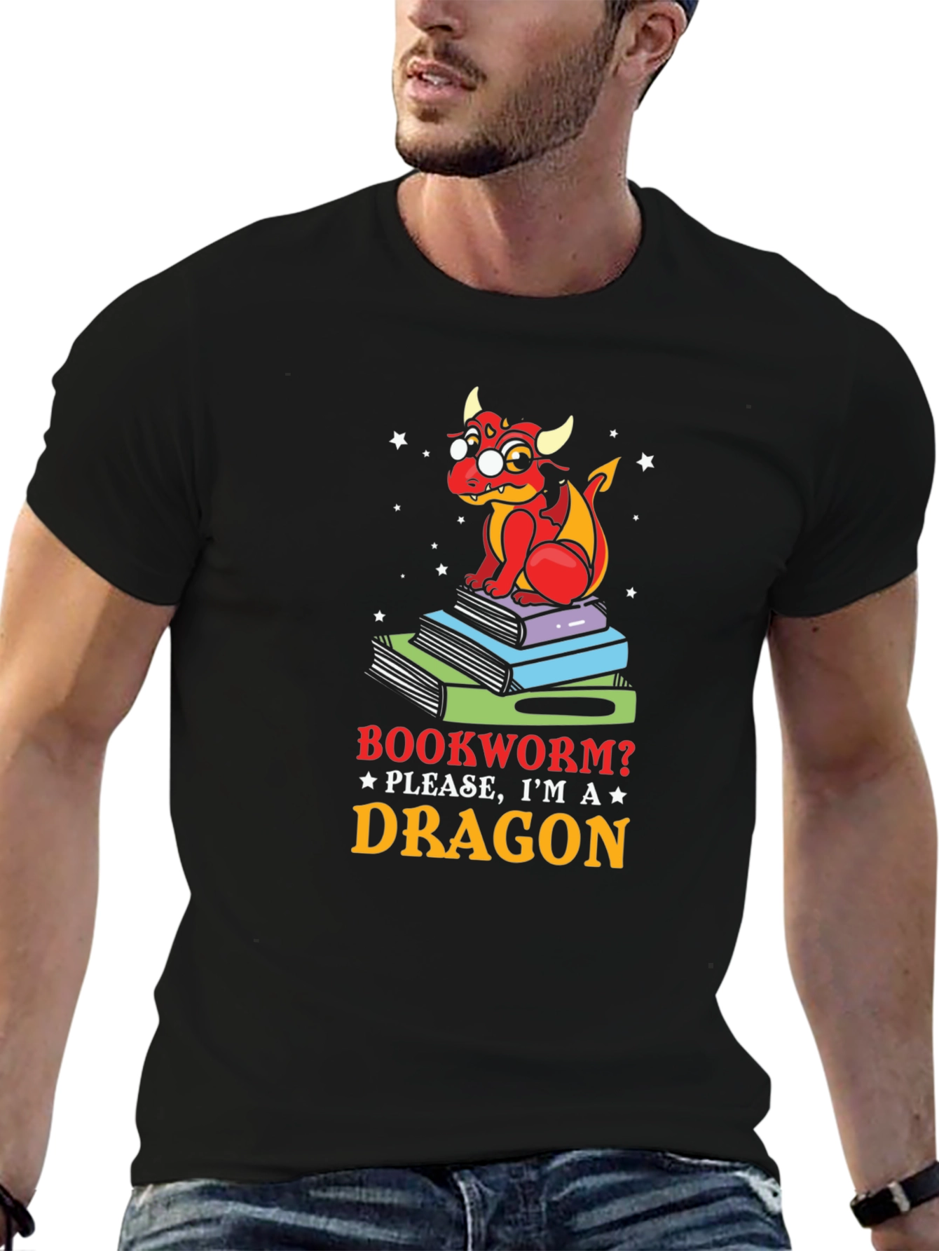 Bookworm Dragon T-Shirt