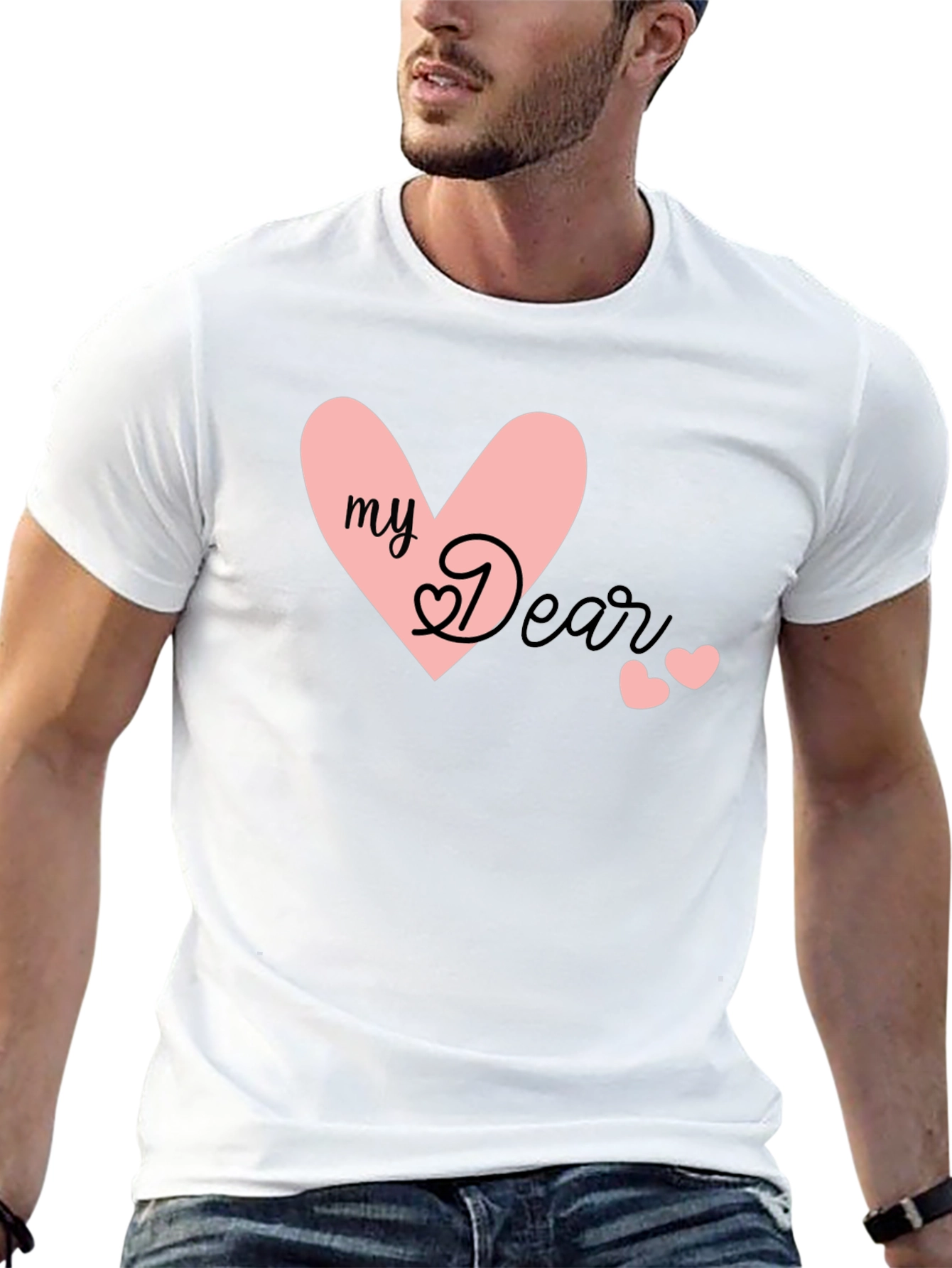 My Dear Heart Graphic Tee - Stylish Mens T-Shirt