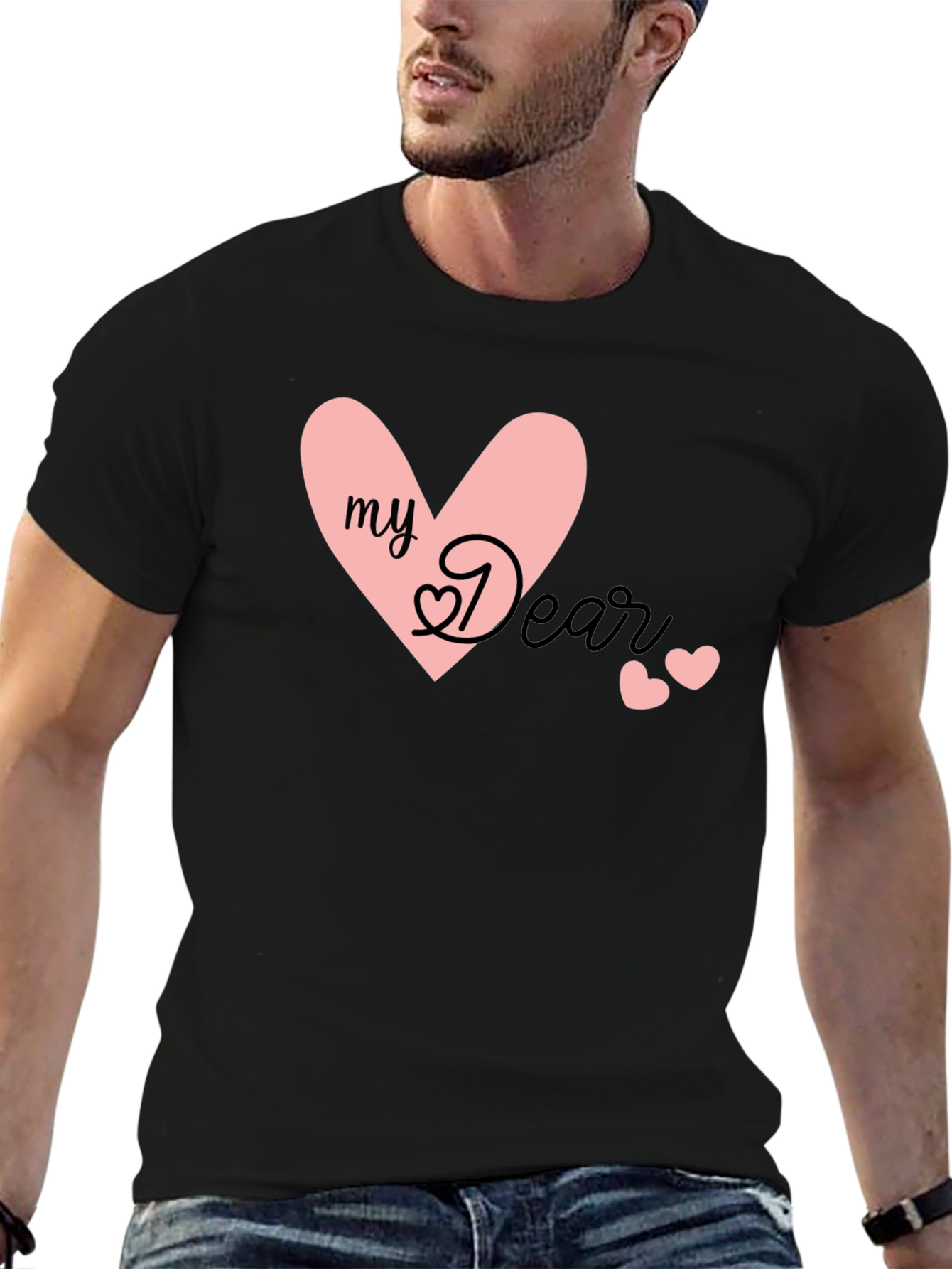 My Dear Heart Graphic Tee - Stylish Mens T-Shirt