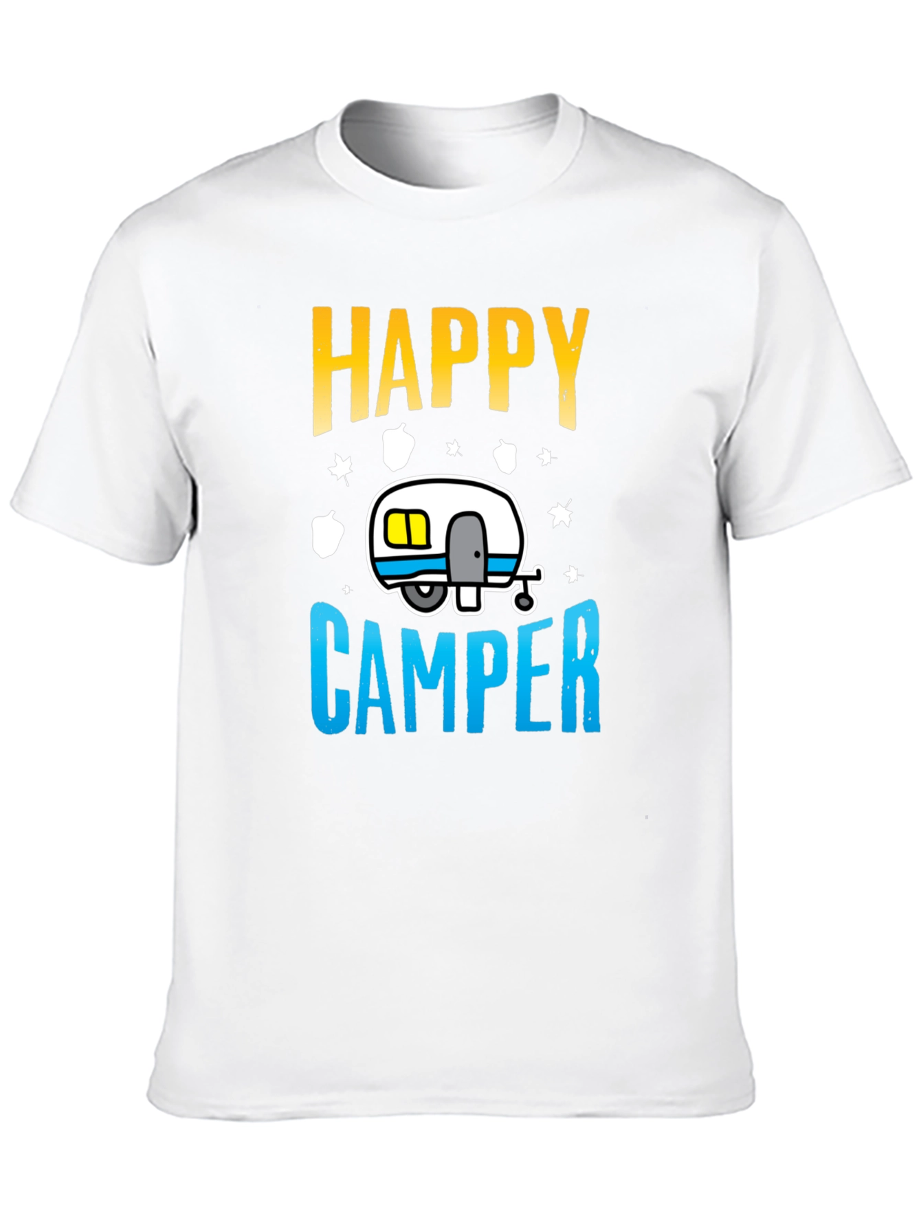 Happy Camper Graphic Tee - Camping Adventure Shirt