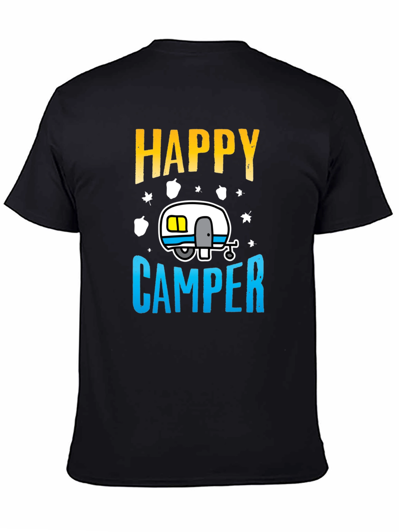 Happy Camper Graphic Tee - Camping Adventure Shirt