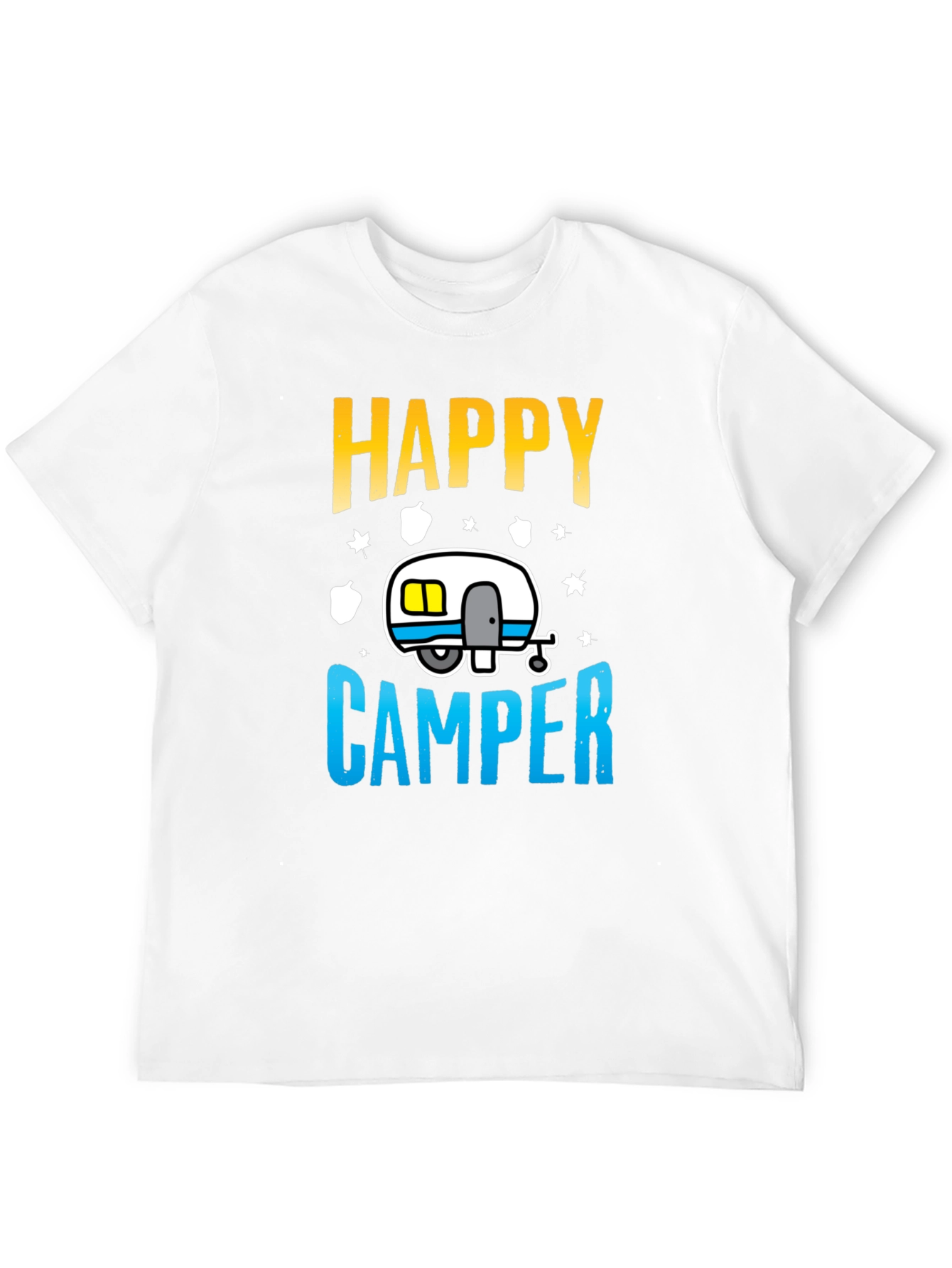 Happy Camper Graphic Tee - Camping Adventure Shirt