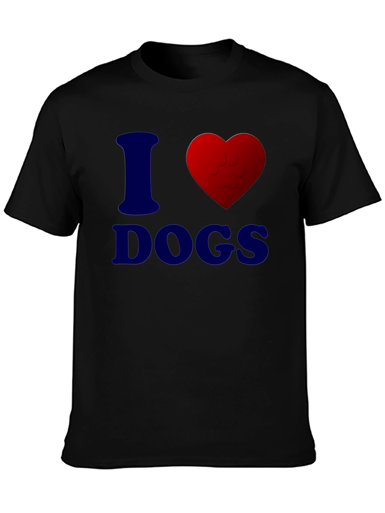 I Heart Dogs T-Shirt - Casual Comfort Tee