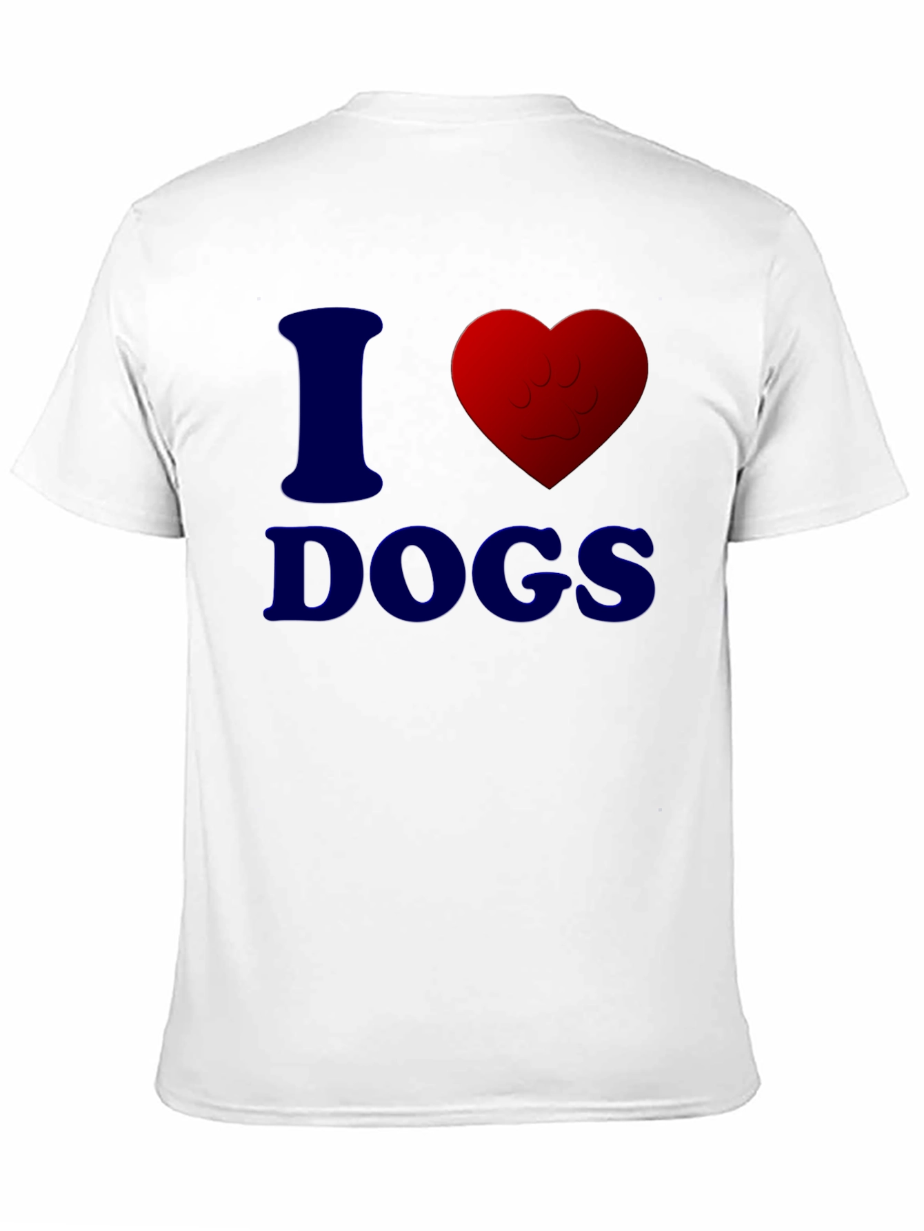 I Heart Dogs T-Shirt - Casual Comfort Tee