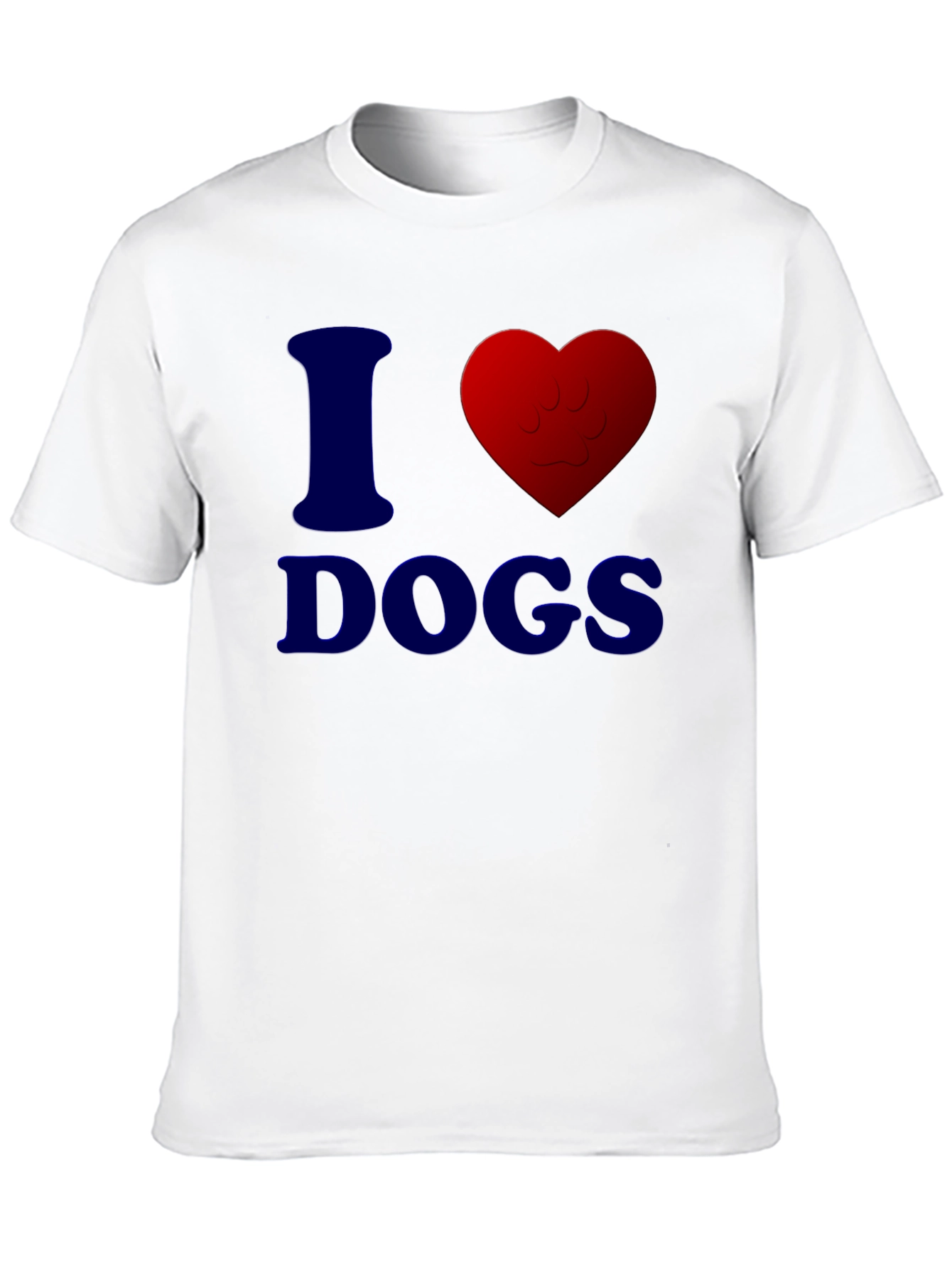 I Heart Dogs T-Shirt - Casual Comfort Tee
