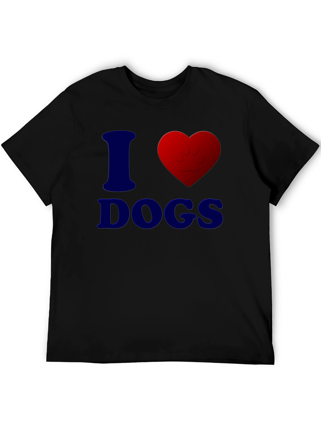 I Heart Dogs T-Shirt - Casual Comfort Tee