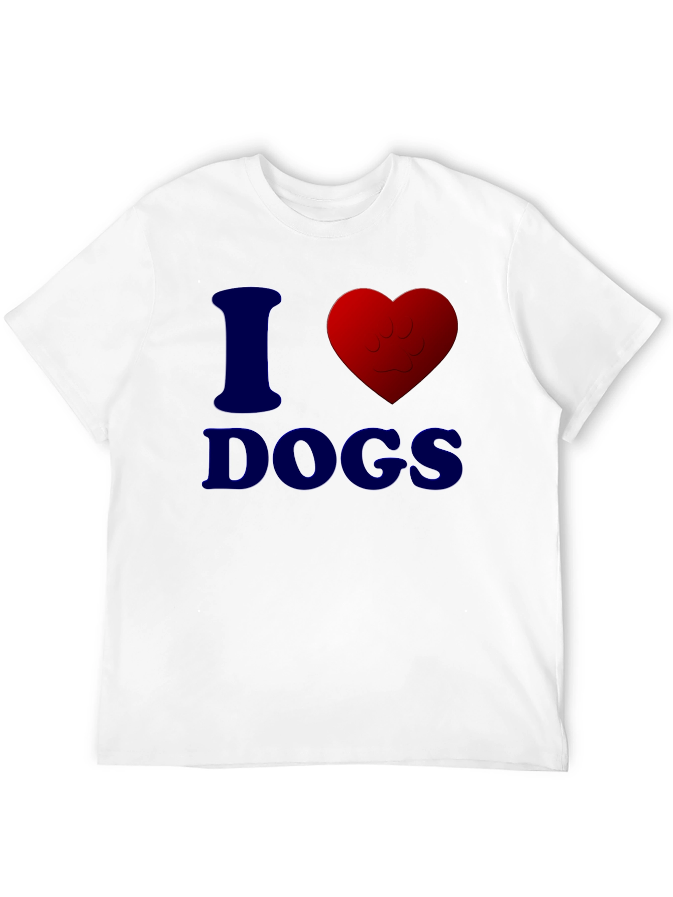 I Heart Dogs T-Shirt - Casual Comfort Tee