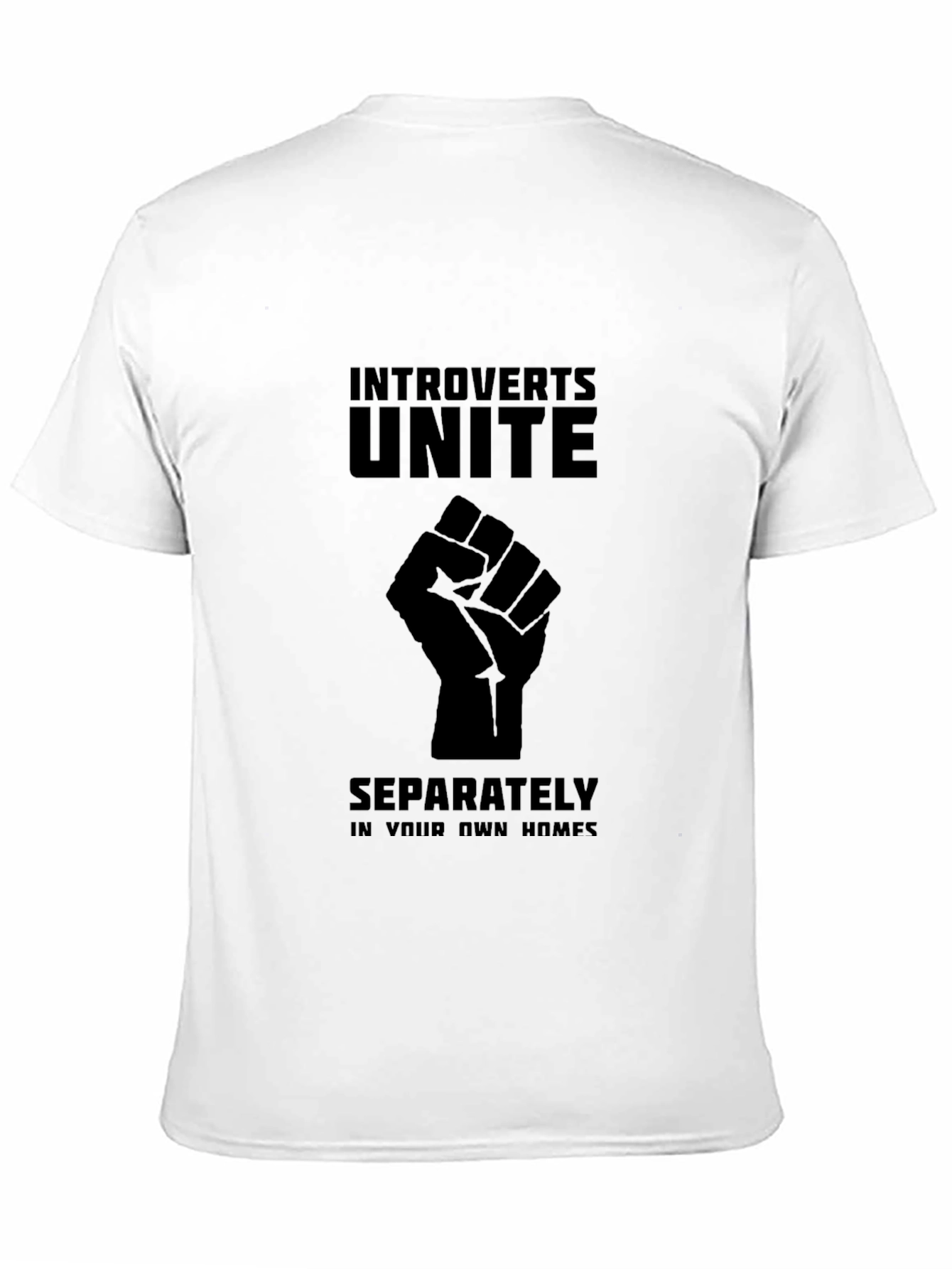 Introverts Unite Black T-Shirt