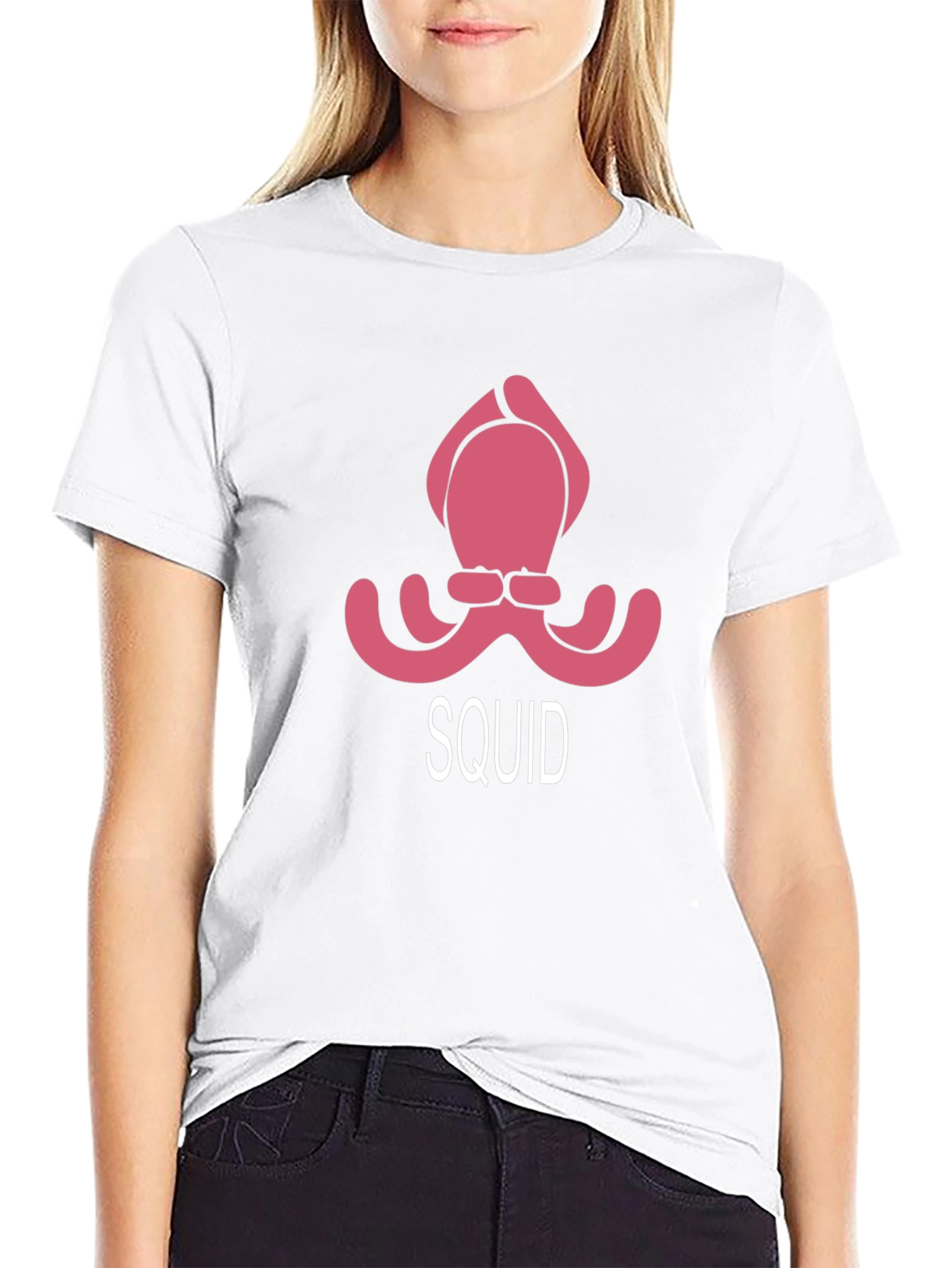 Squid Game Inspired Pink Octopus Design T-Shirt