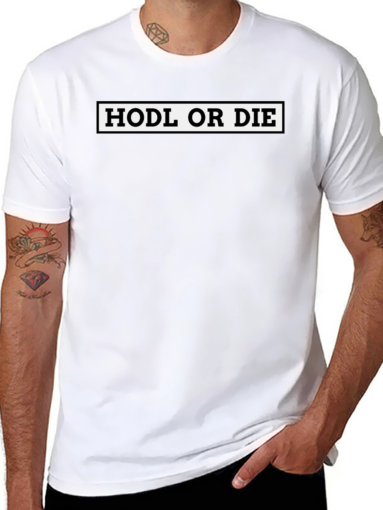 HODL or Die Black T-Shirt