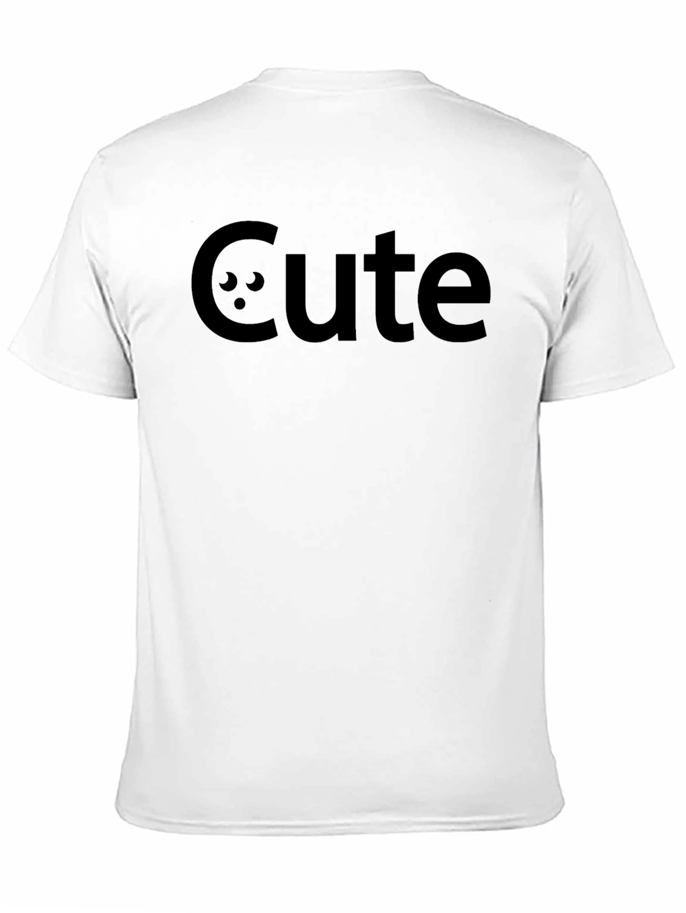 Cute Graphic Tee - Mens Black T-Shirt