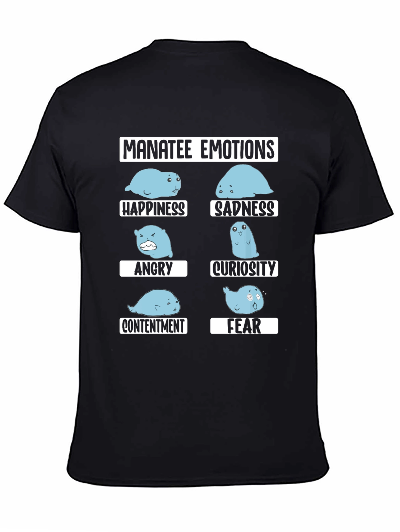 Manatee Emotions Graphic Tee