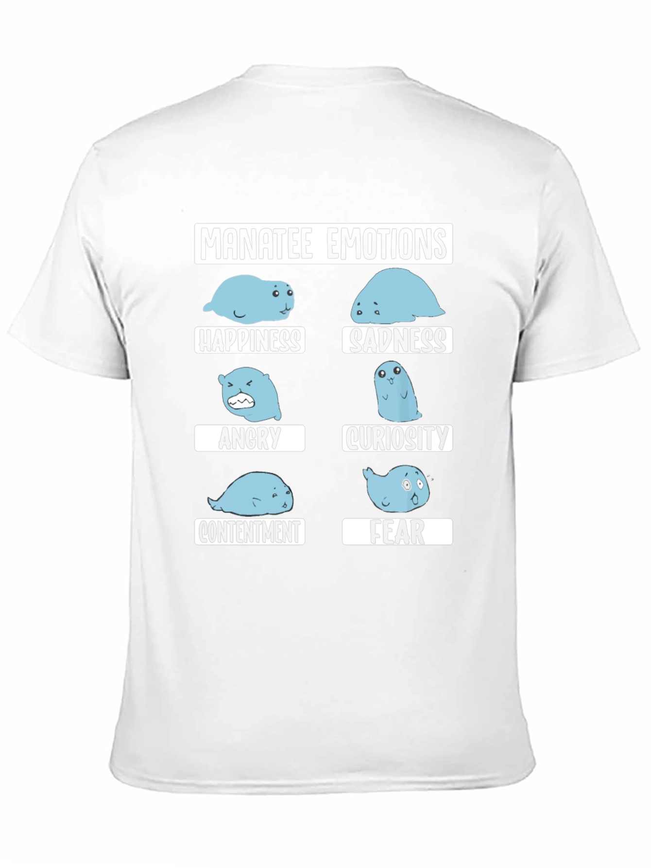 Manatee Emotions Graphic Tee