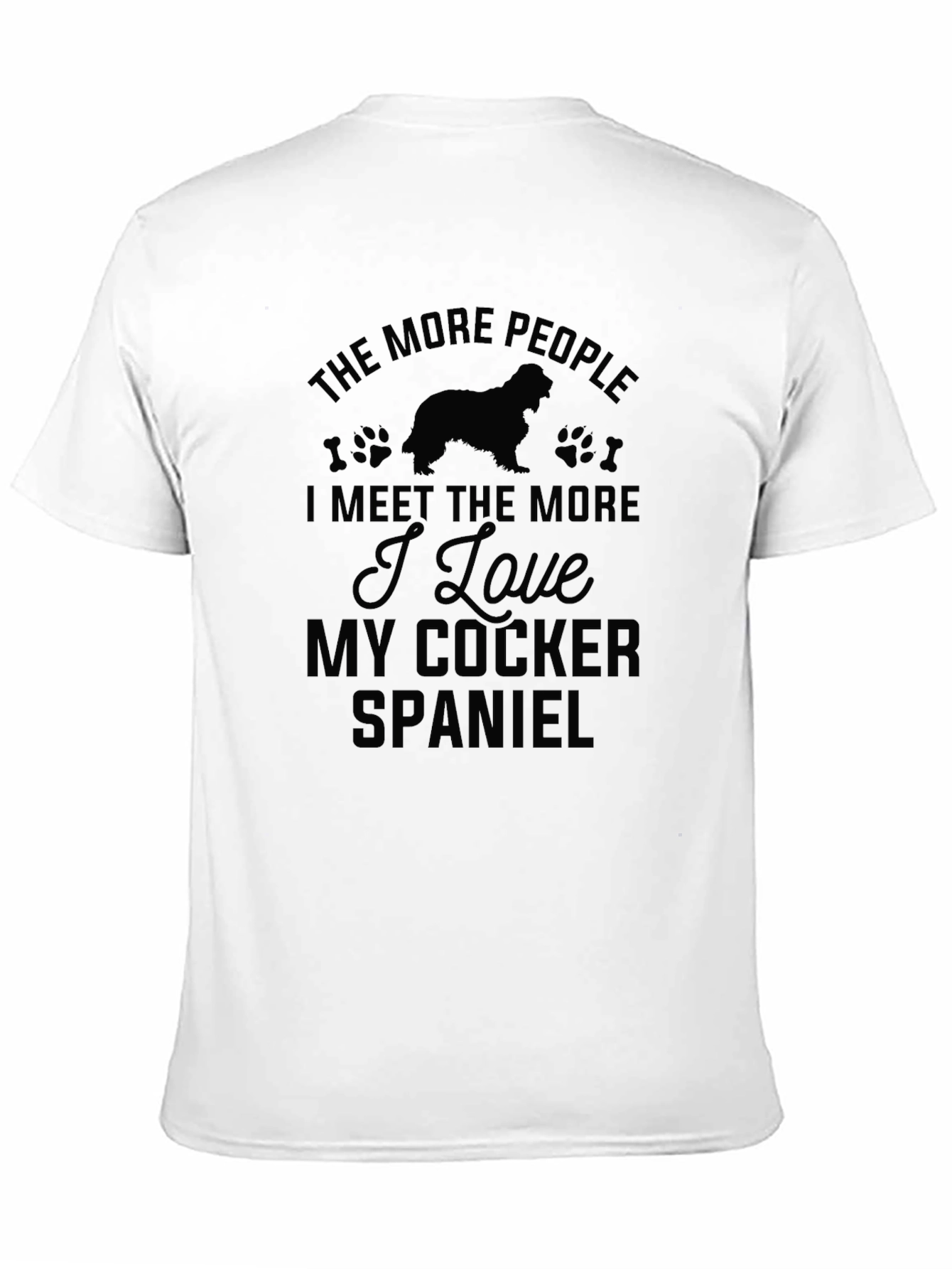 Cocker Spaniel Lover Black T-Shirt