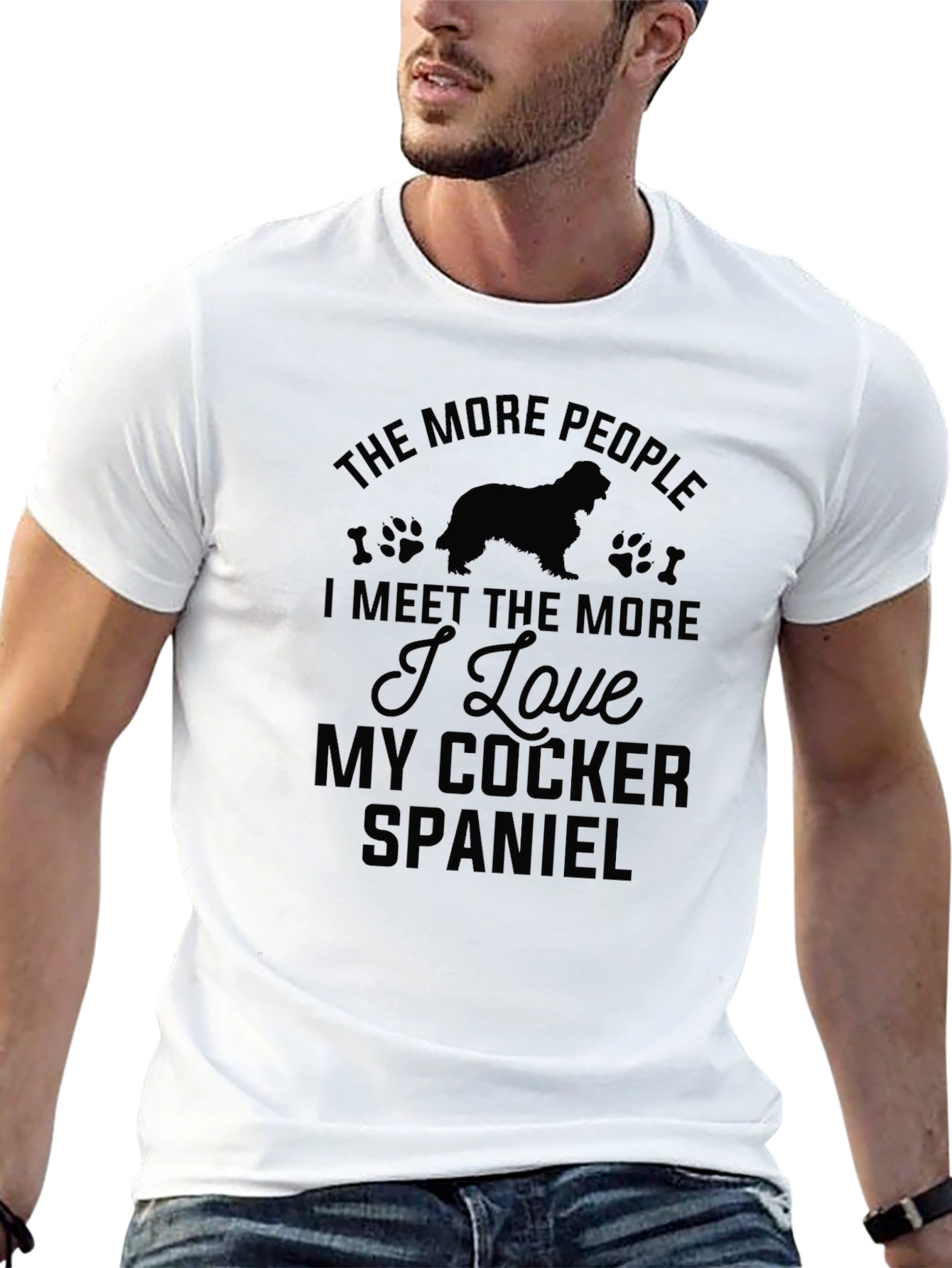 Cocker Spaniel Lover Black T-Shirt