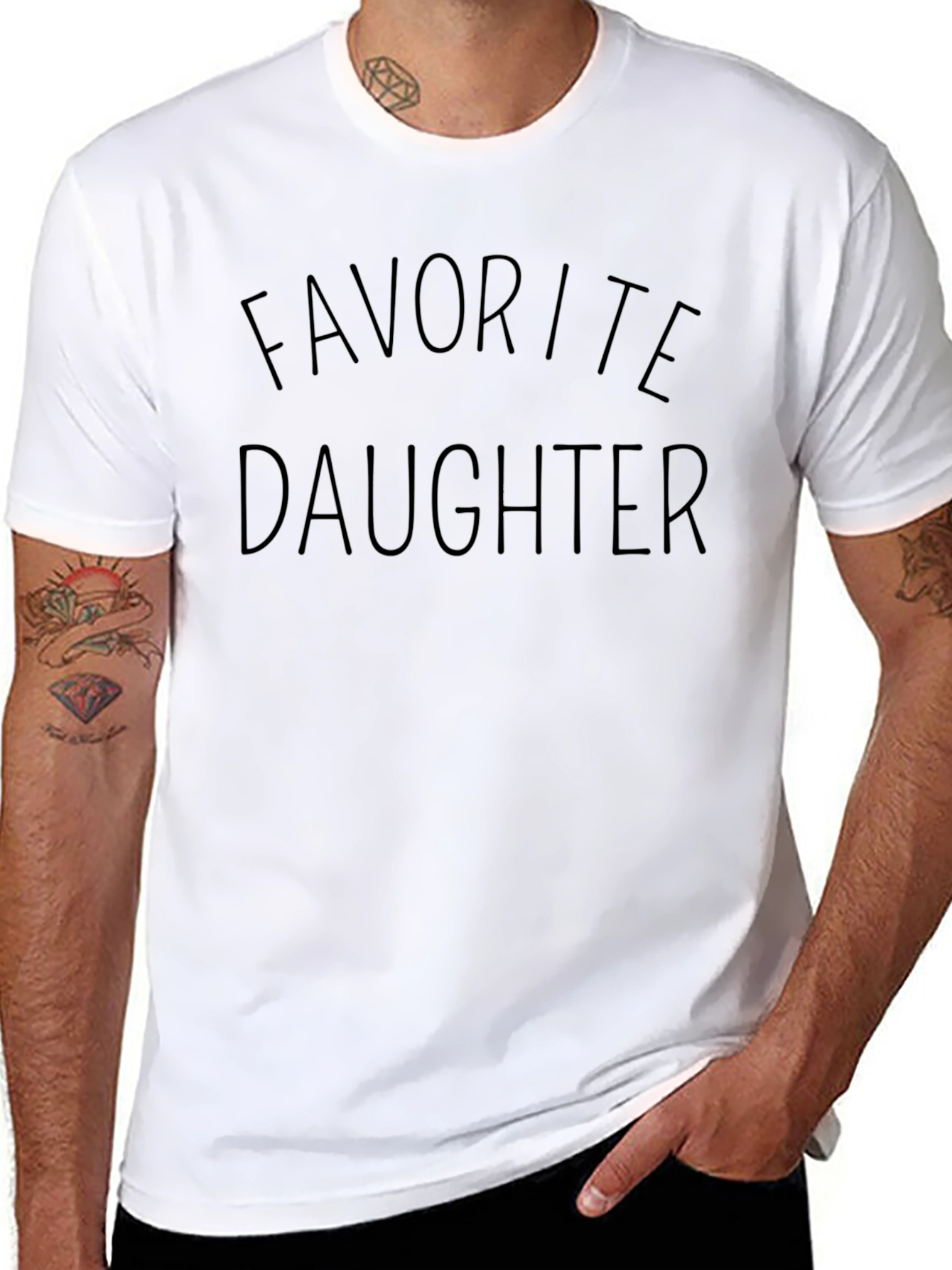 Favorite Daughter Graphic Tee - Black