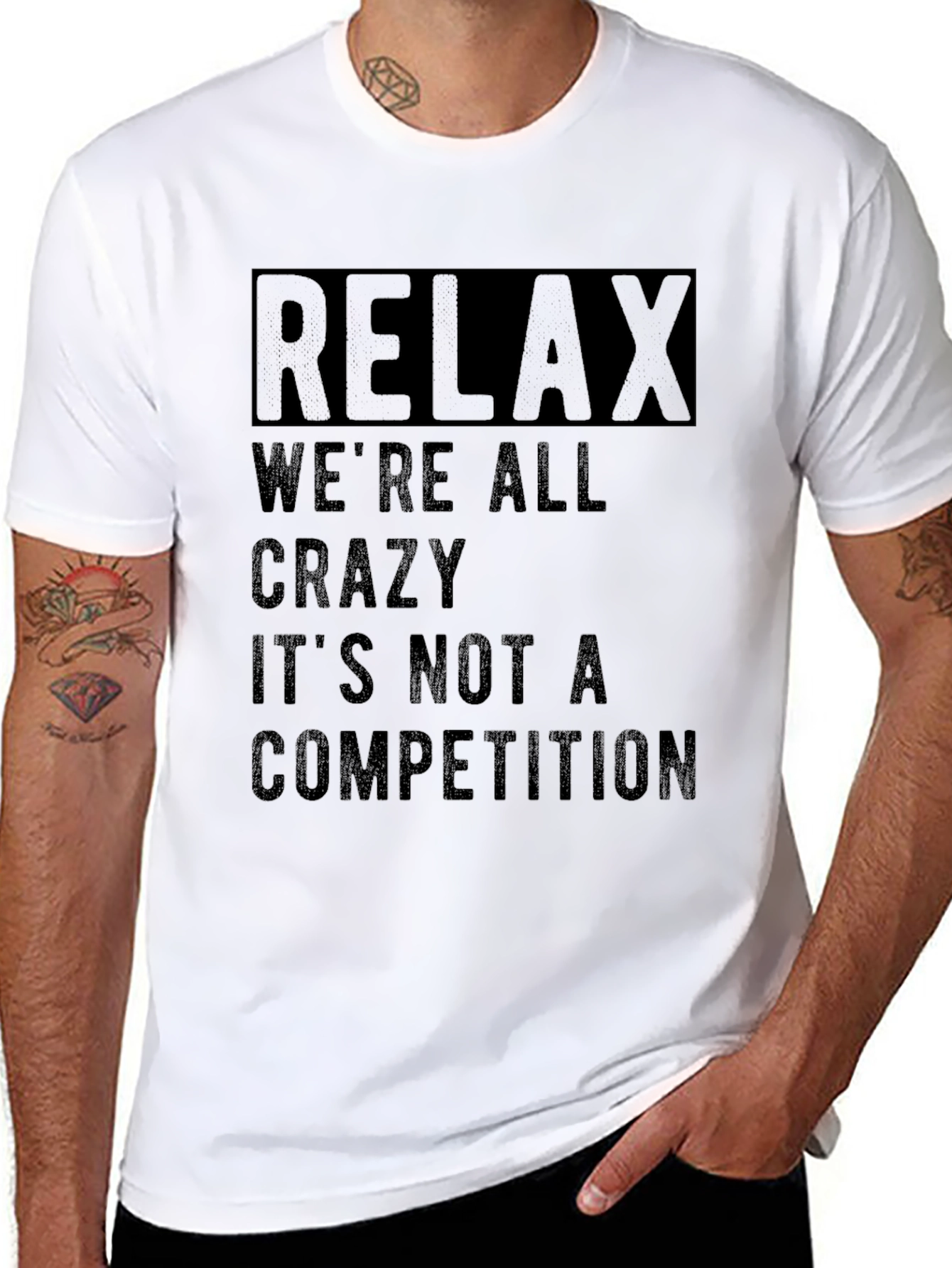 Relax Crazy Competition Graphic Tee