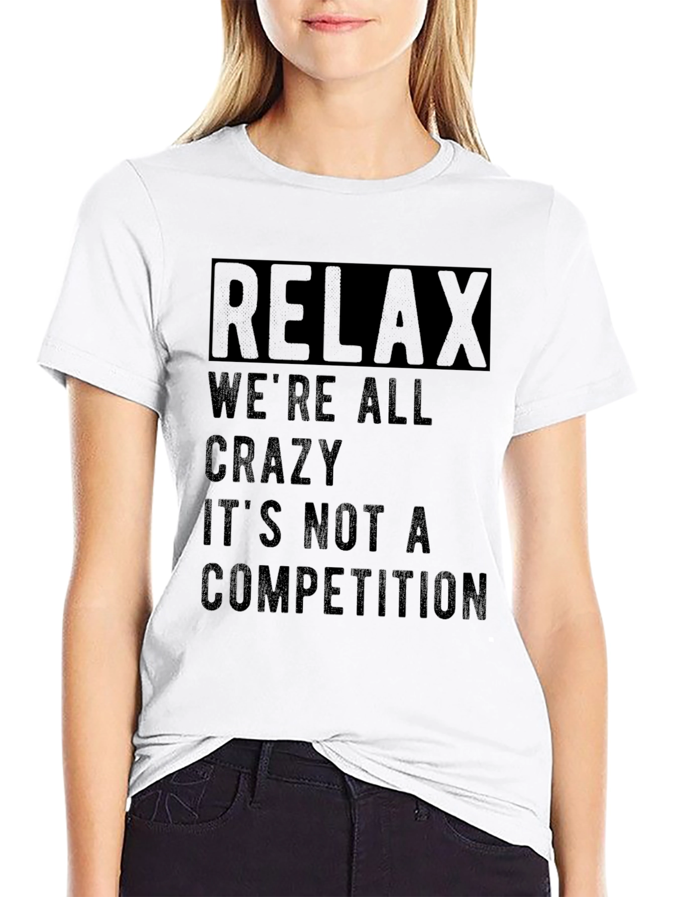 Relax Crazy Competition Graphic Tee