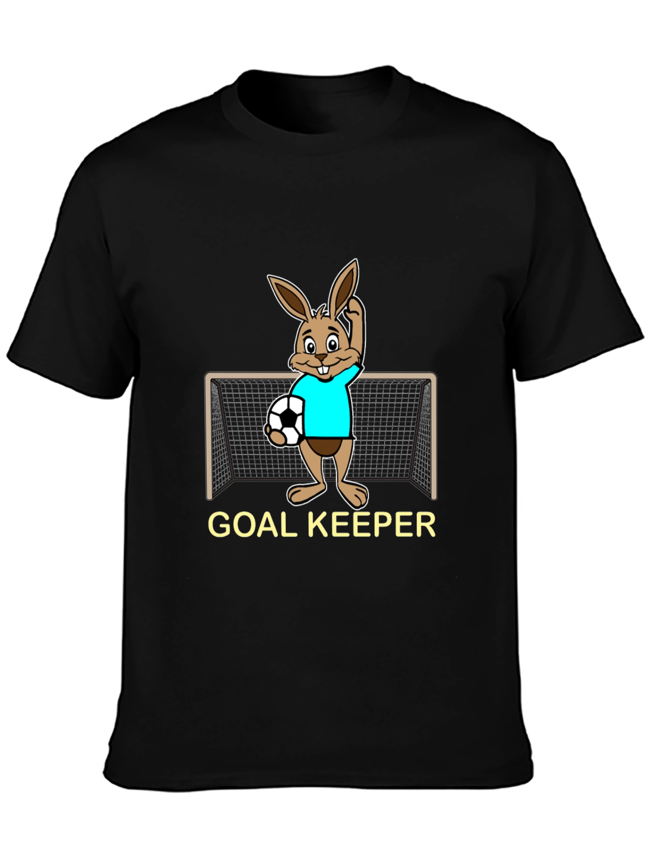 Funny Goalkeeper T-Shirt - Bunny Soccer Player