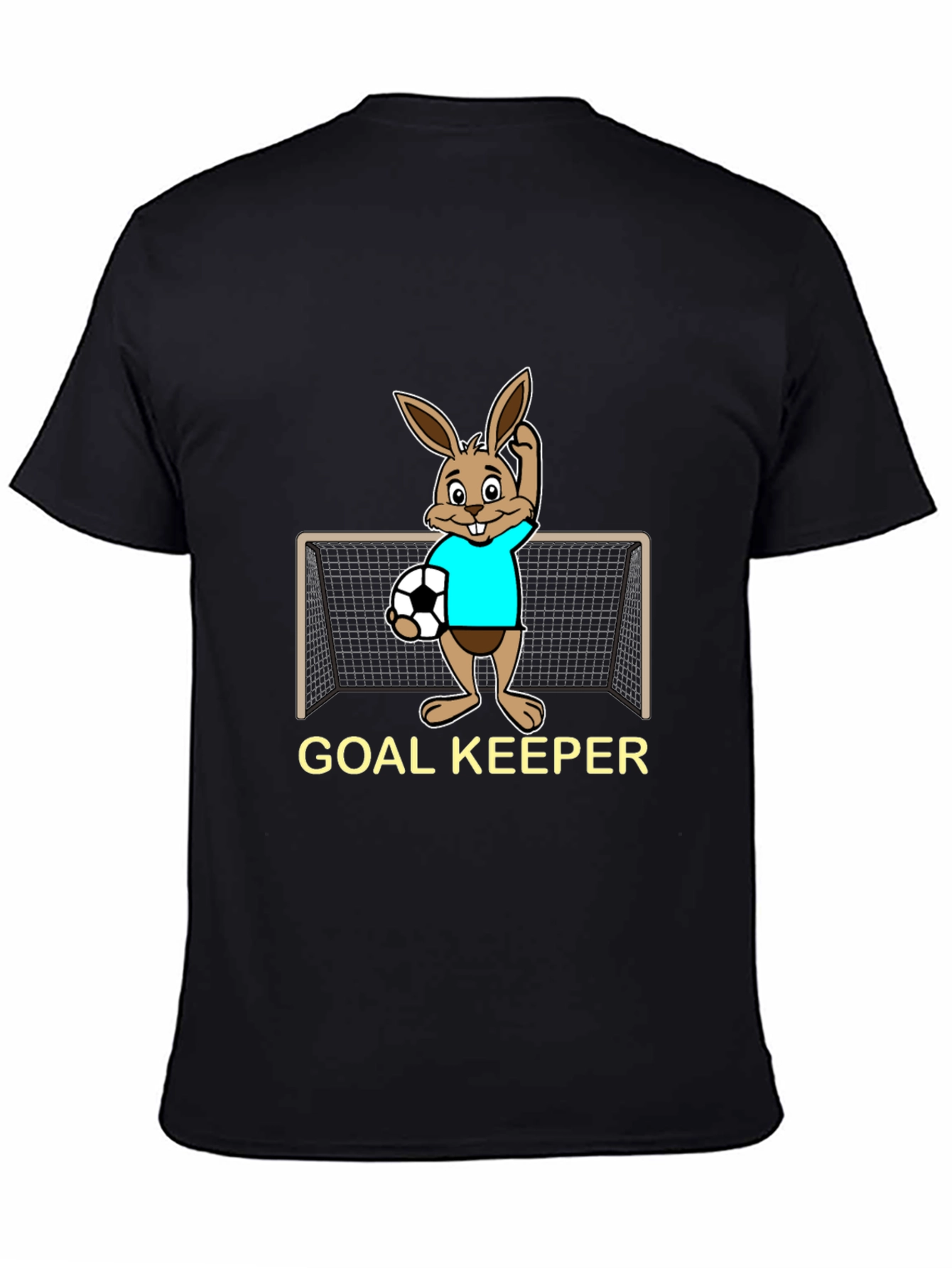 Funny Goalkeeper T-Shirt - Bunny Soccer Player