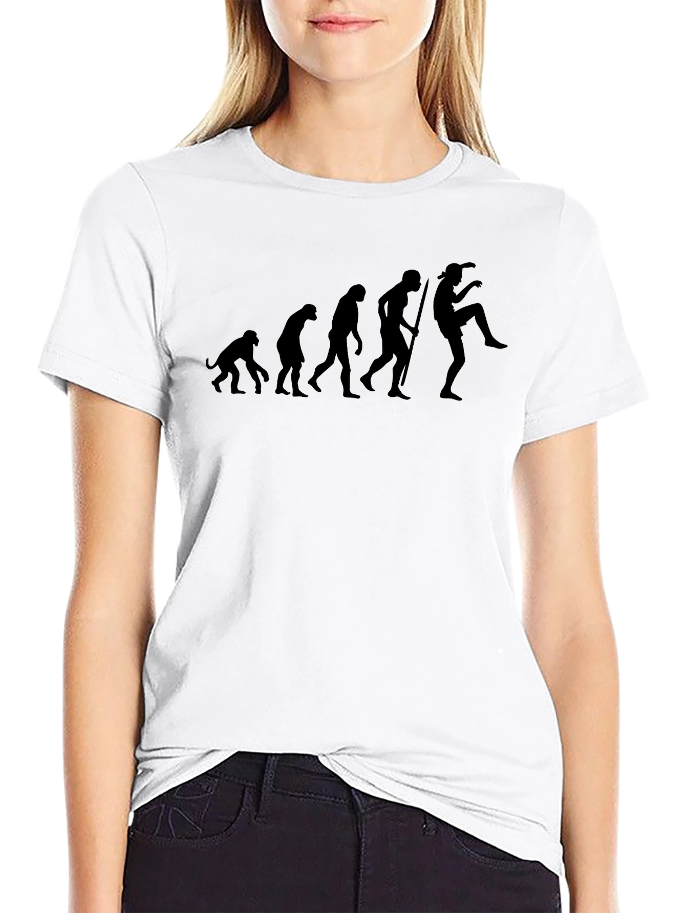 Evolution of Kick T-Shirt - Black
