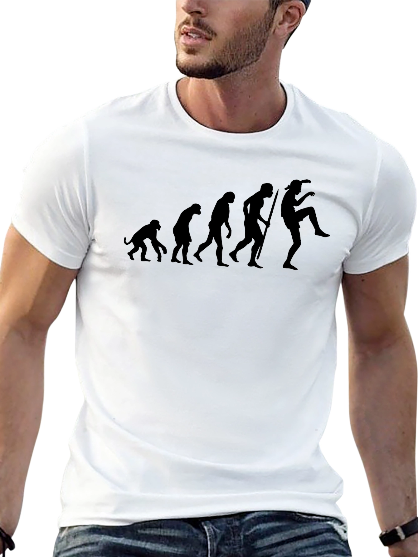 Evolution of Kick T-Shirt - Black