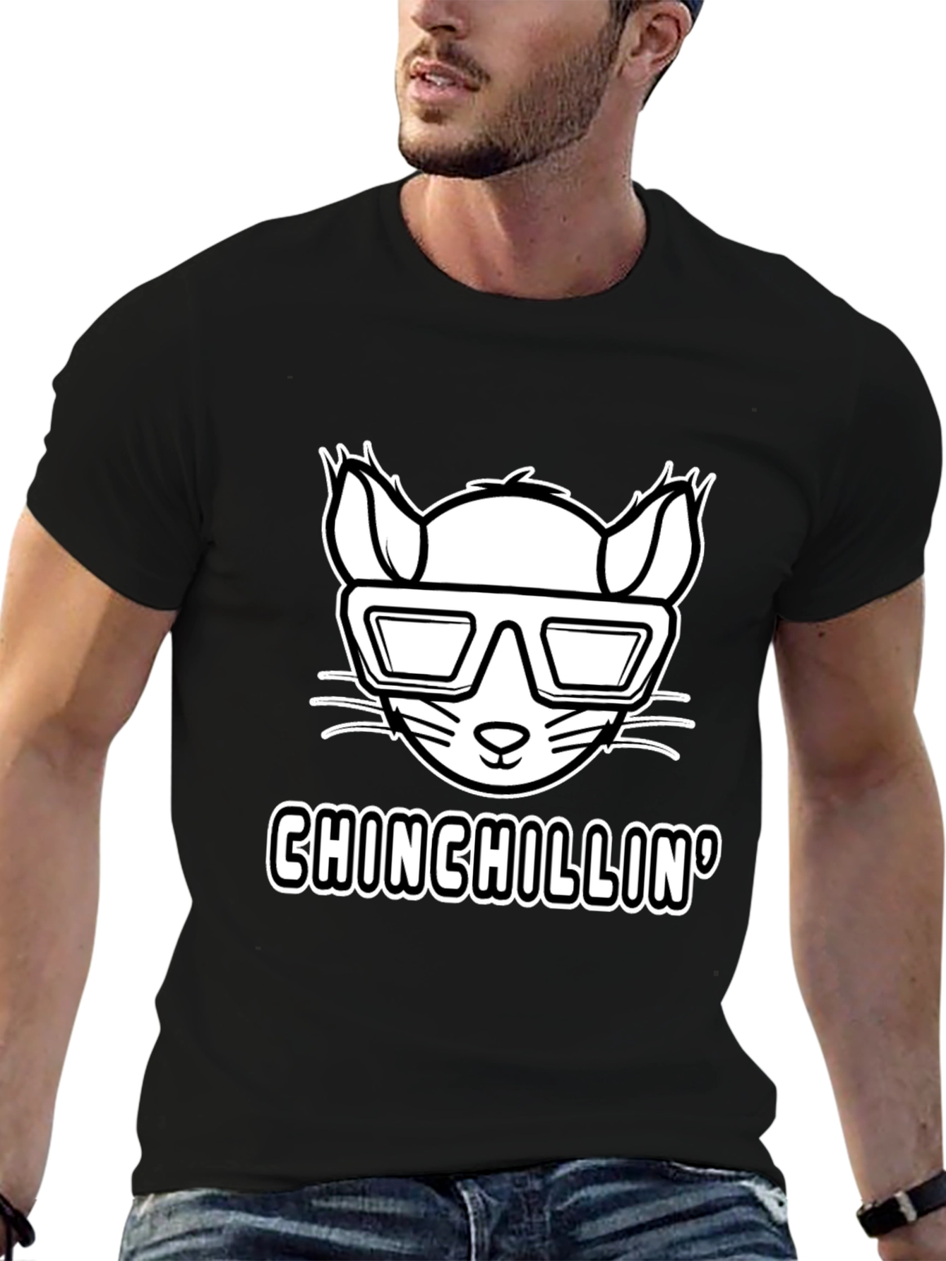 Chinchillin T-Shirt - Cool Rodent Design