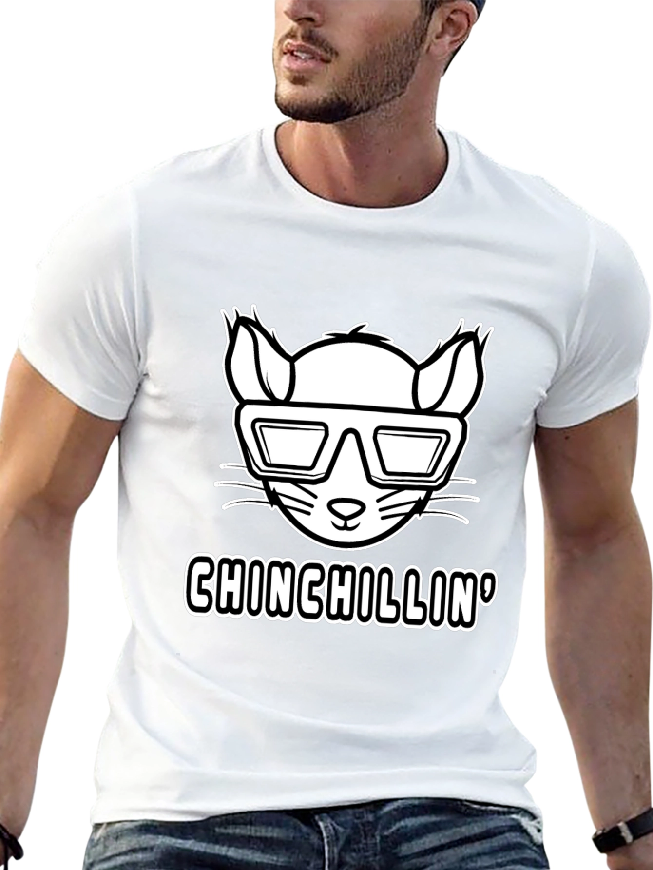 Chinchillin T-Shirt - Cool Rodent Design