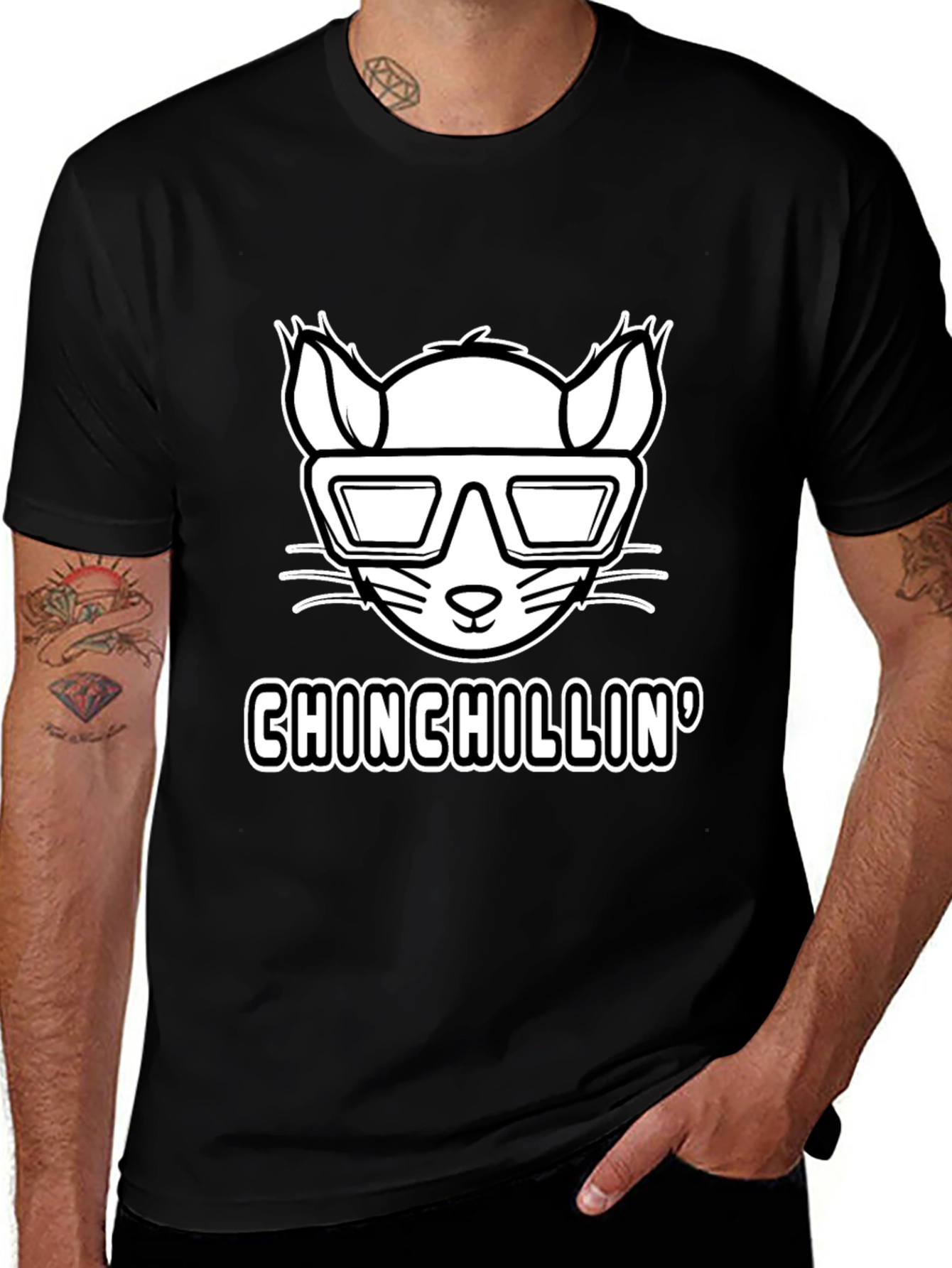 Chinchillin T-Shirt - Cool Rodent Design