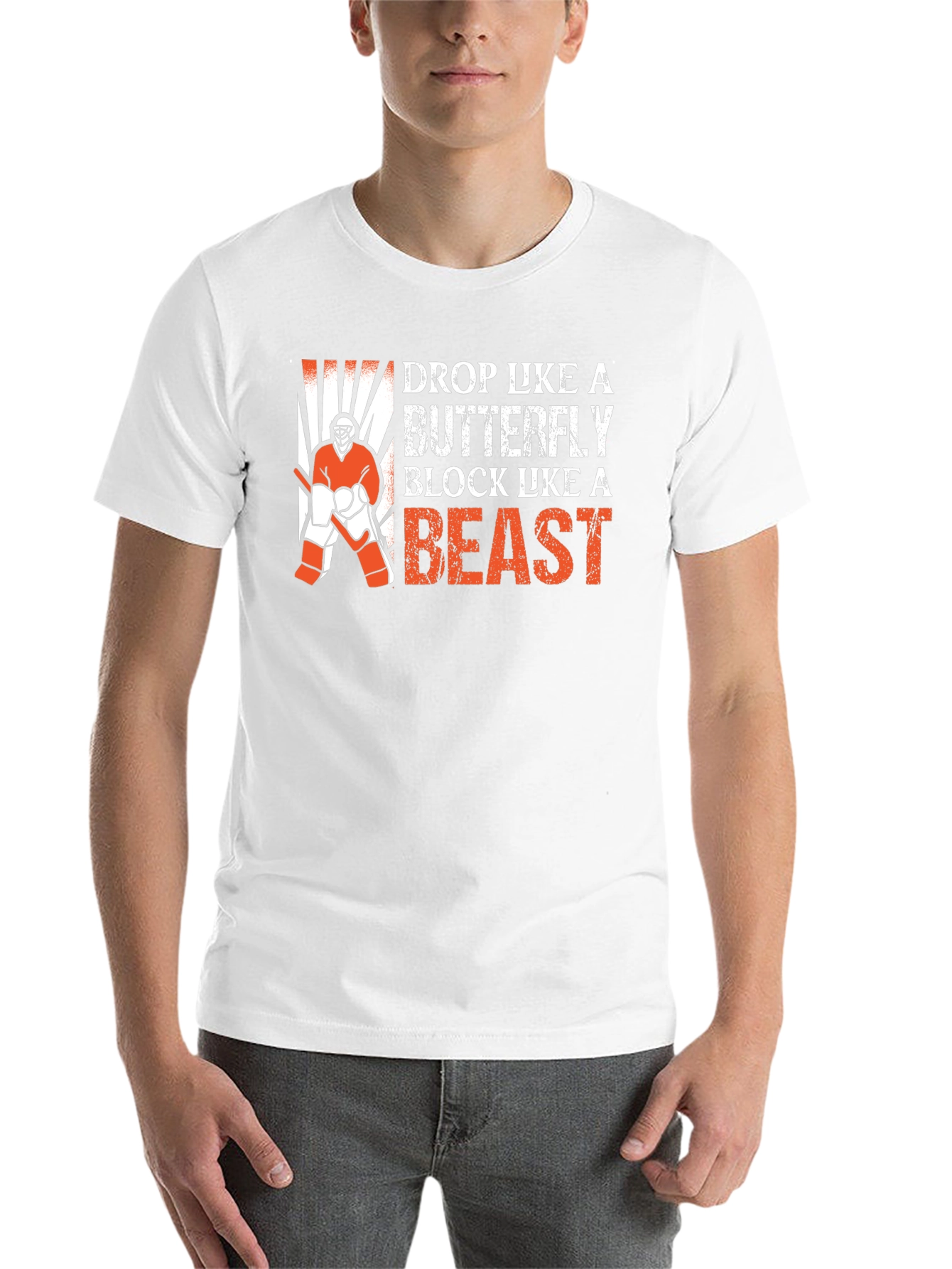 Hockey Goalie Graphic T-Shirt