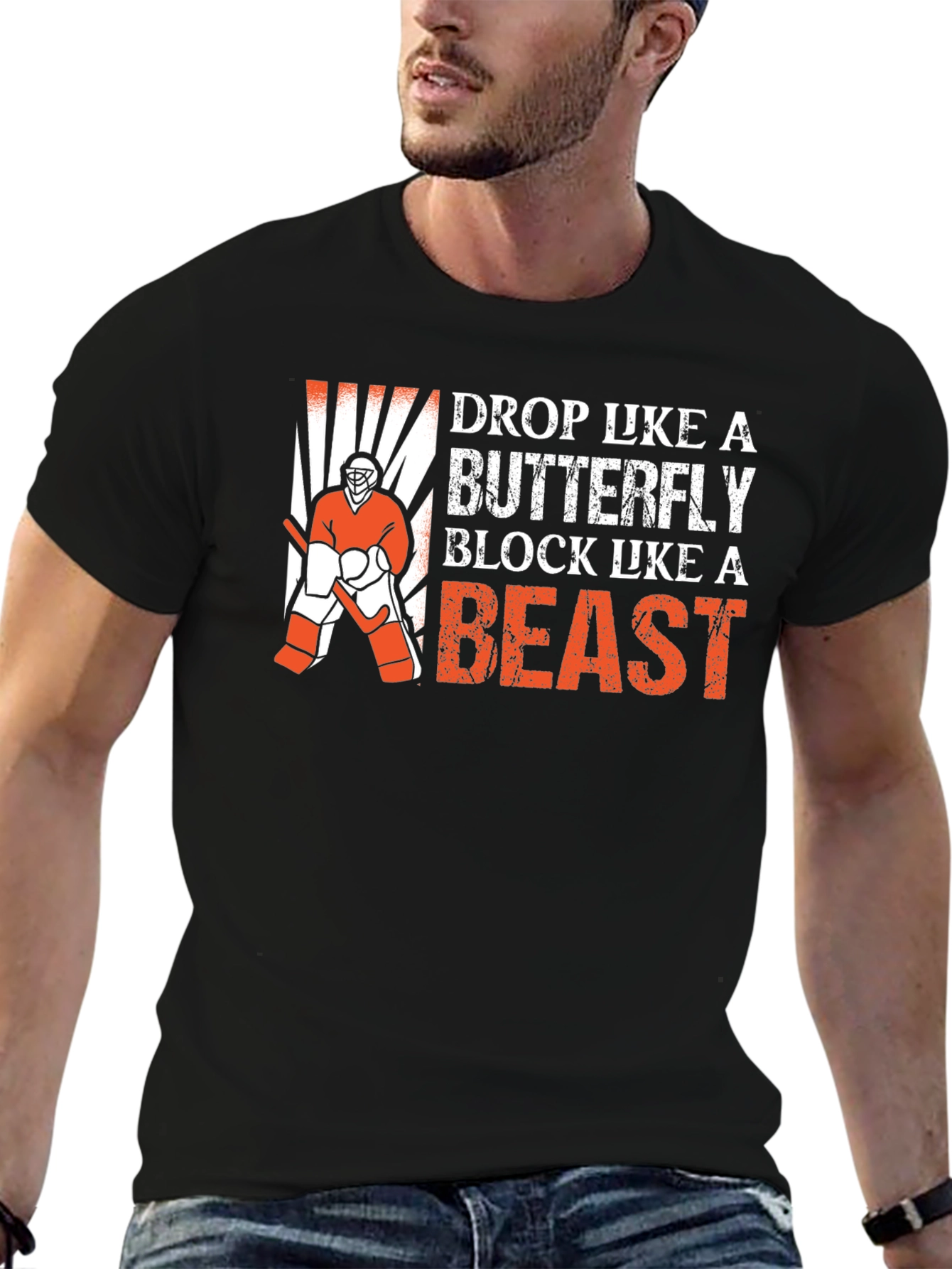 Hockey Goalie Graphic T-Shirt