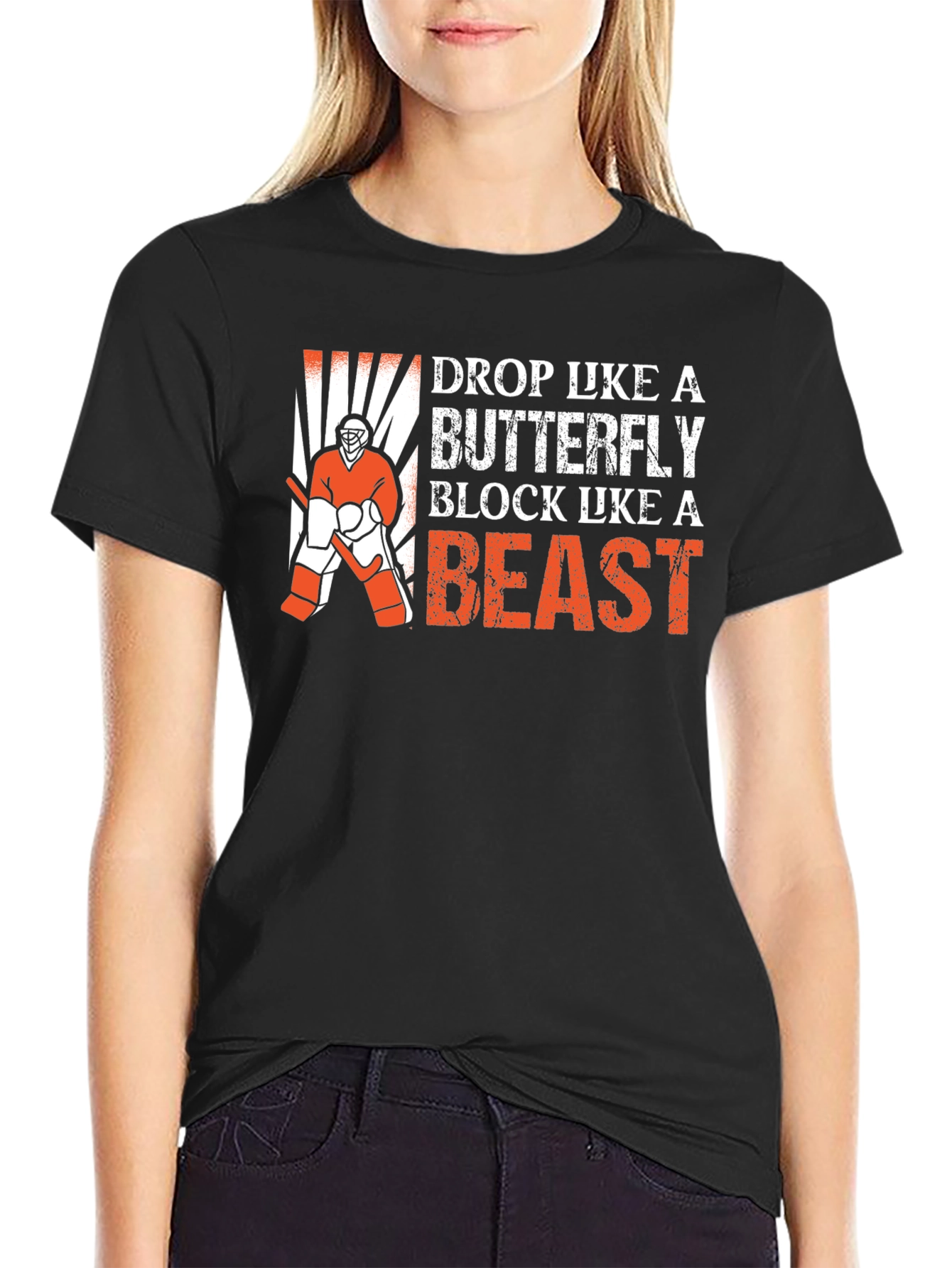 Hockey Goalie Graphic T-Shirt