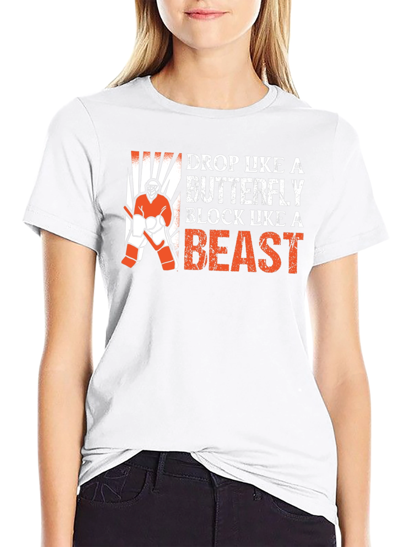 Hockey Goalie Graphic T-Shirt
