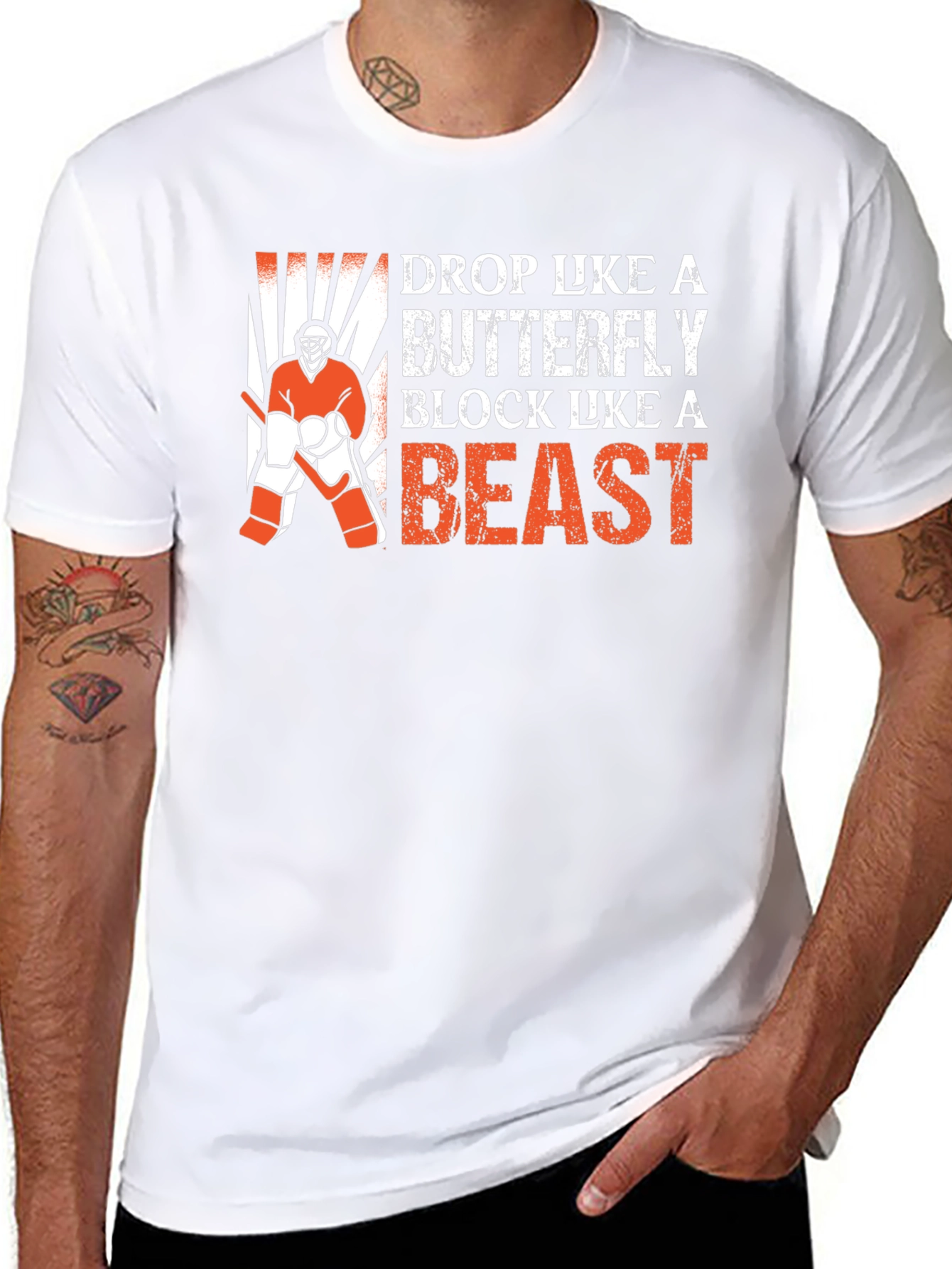 Hockey Goalie Graphic T-Shirt