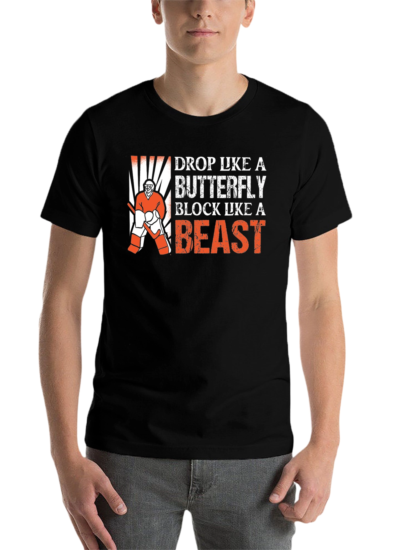 Hockey Goalie Graphic T-Shirt