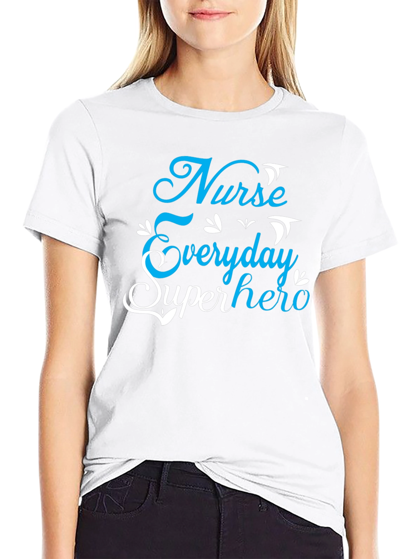 Nurse Everyday Superhero Graphic Tee