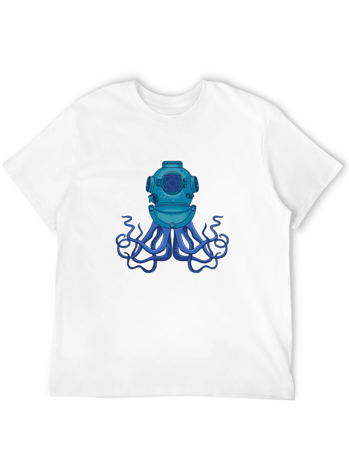 Diver Octopus Black T-Shirt