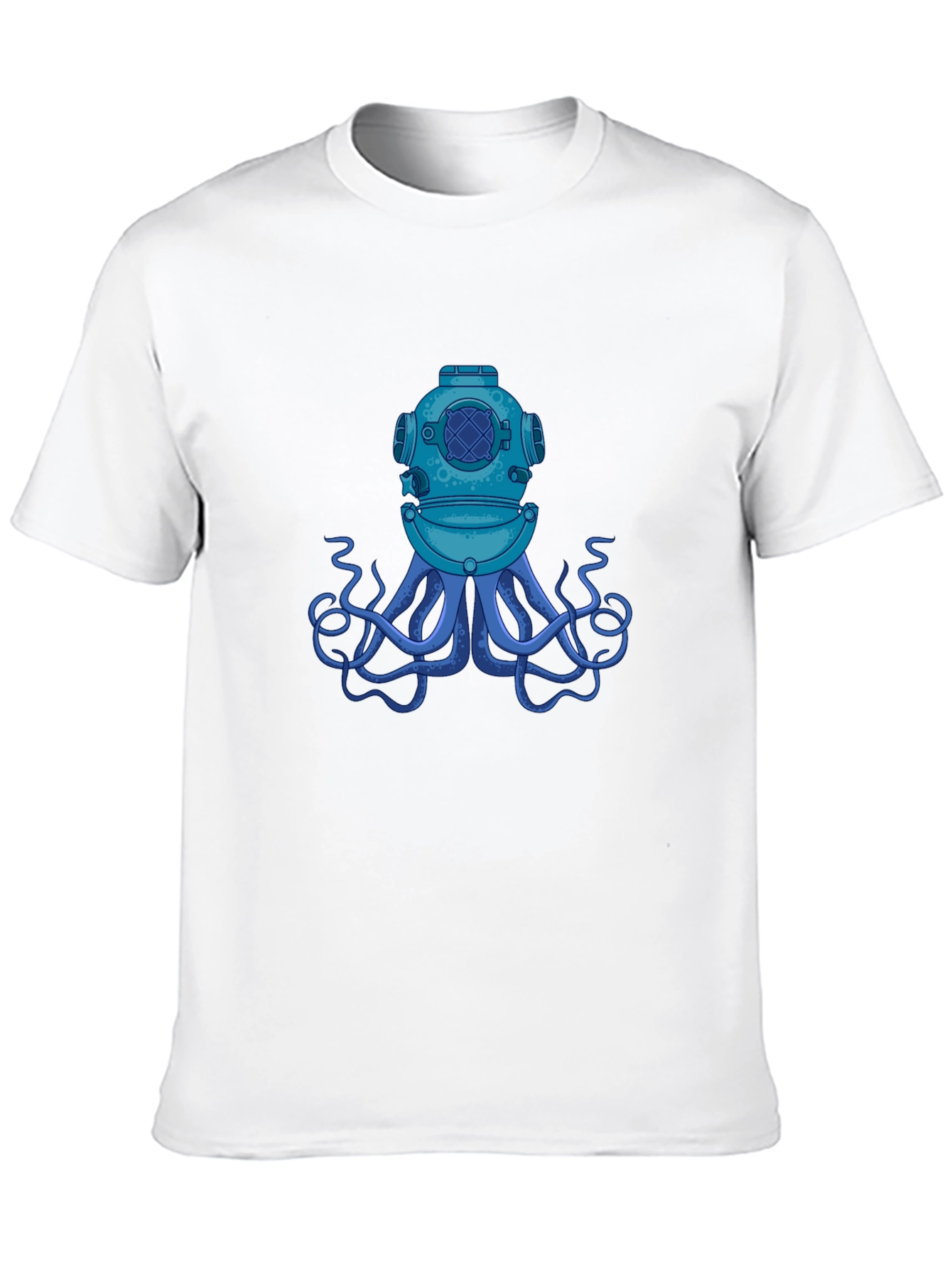 Diver Octopus Black T-Shirt
