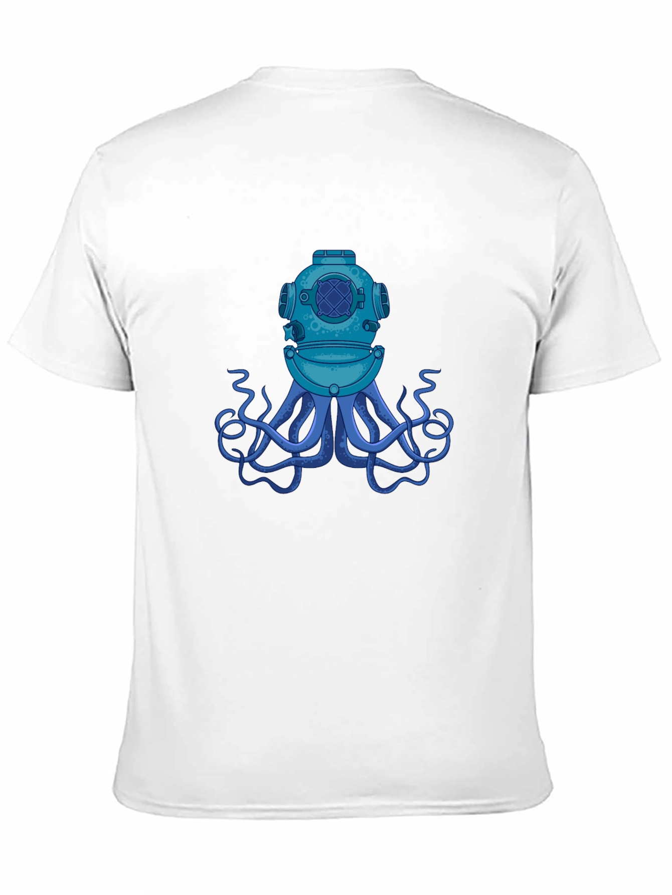 Diver Octopus Black T-Shirt
