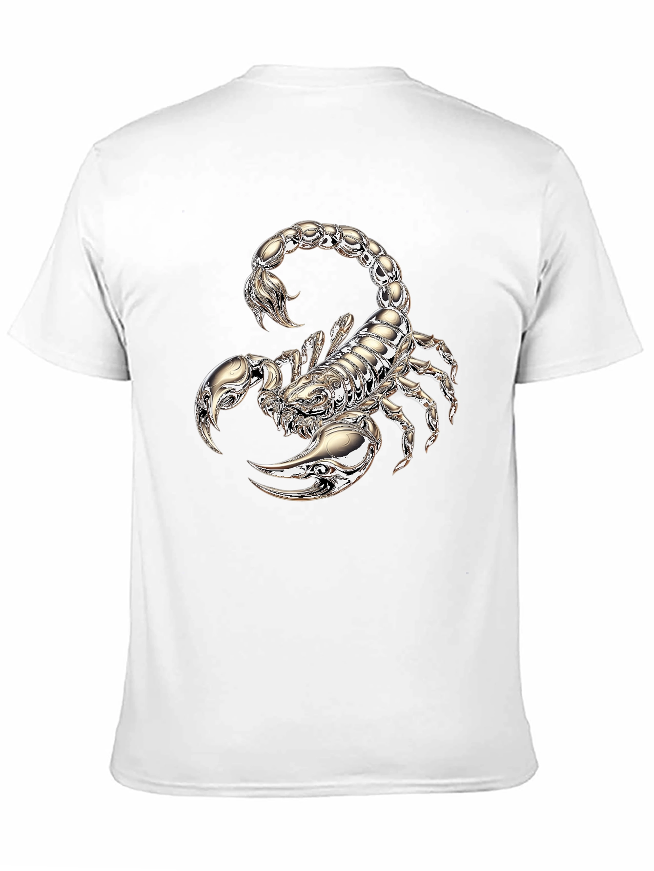 Scorpion Graphic Print T-Shirt - Black