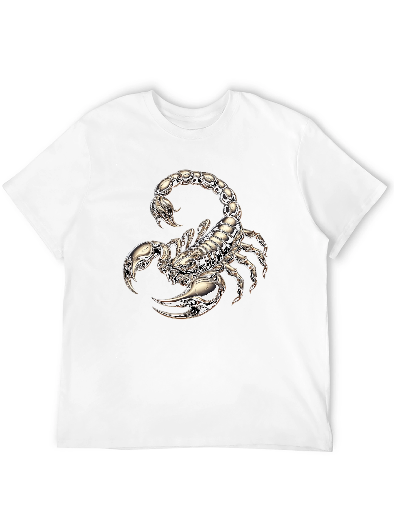 Scorpion Graphic Print T-Shirt - Black