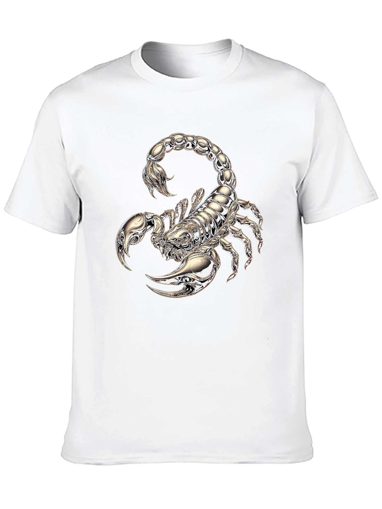 Scorpion Graphic Print T-Shirt - Black