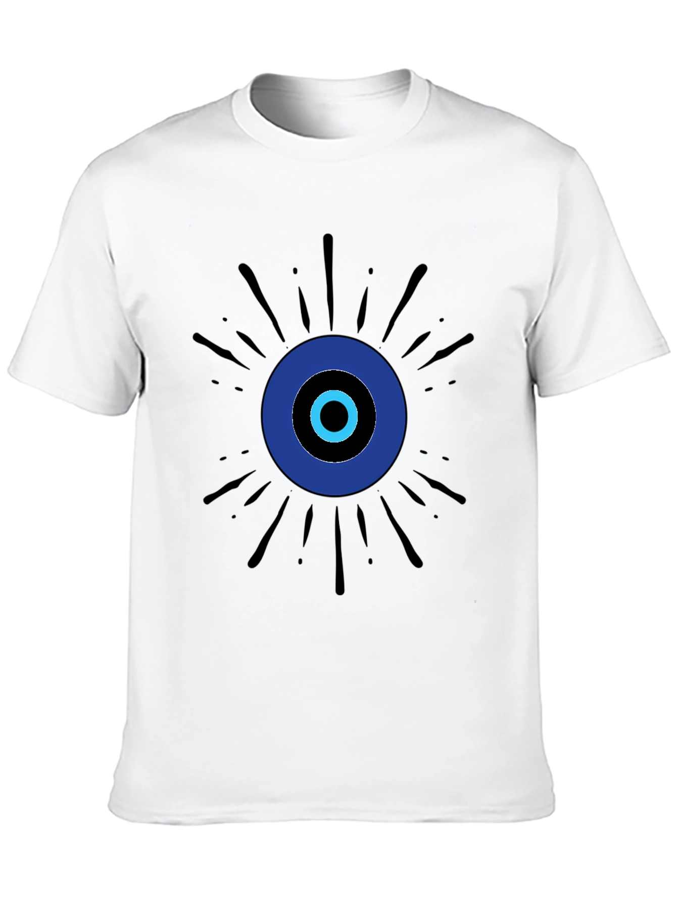 Evil Eye Graphic Tee - Stylish Protection